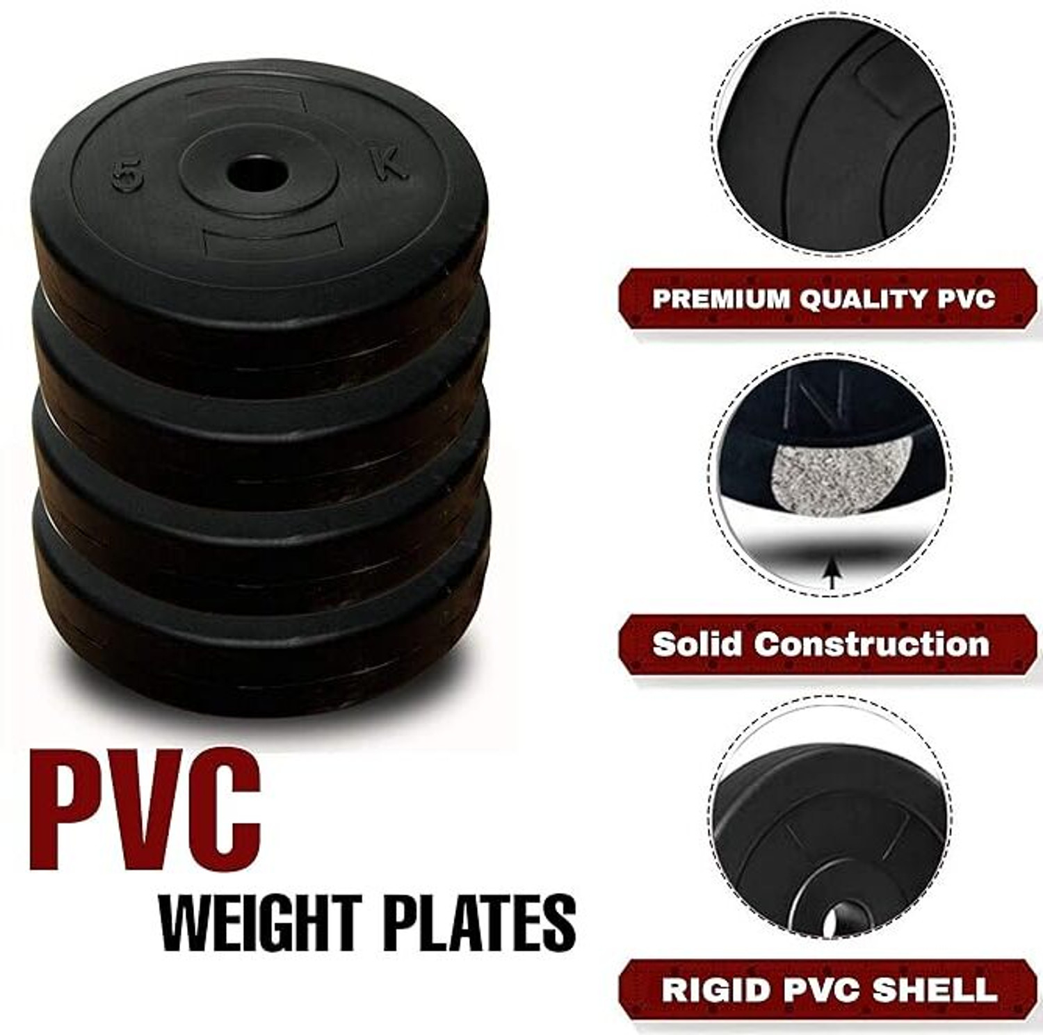 Image of WILORA 20KG (2KG X 4 + 3KG X 4) Dumbbell Set For Home Gym Adjustable Dumbbell (20 kg)