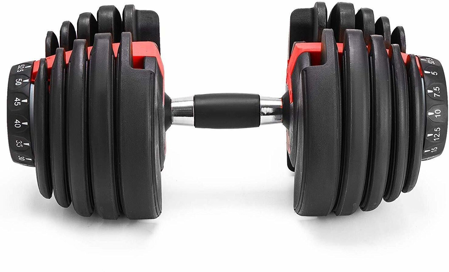 IRIS Fitness 24 kgs Bowflex Dumbbell with Handle and Weight Plate (1 P