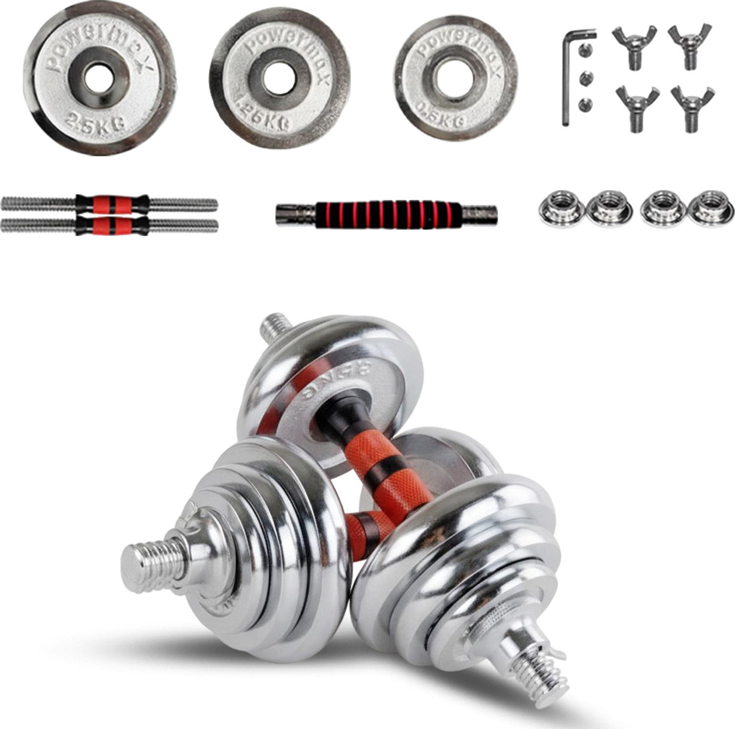 Image of WILORA 6 kg 3KG HEXA DUMBBELL SET (2PC'S*3KG'S=6KG'S) FOR HOME WORKOUT Home Gym Combo