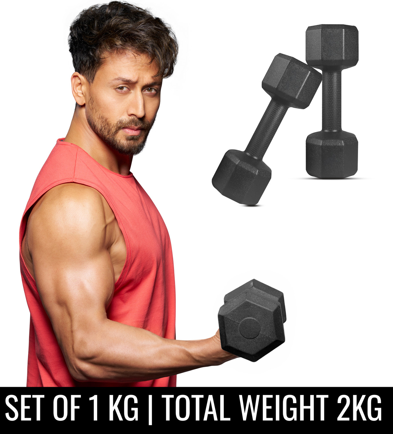 Image of SAFECO FITNESS 10 KG 3FT C HG Adjustable Dumbbell (10 kg)