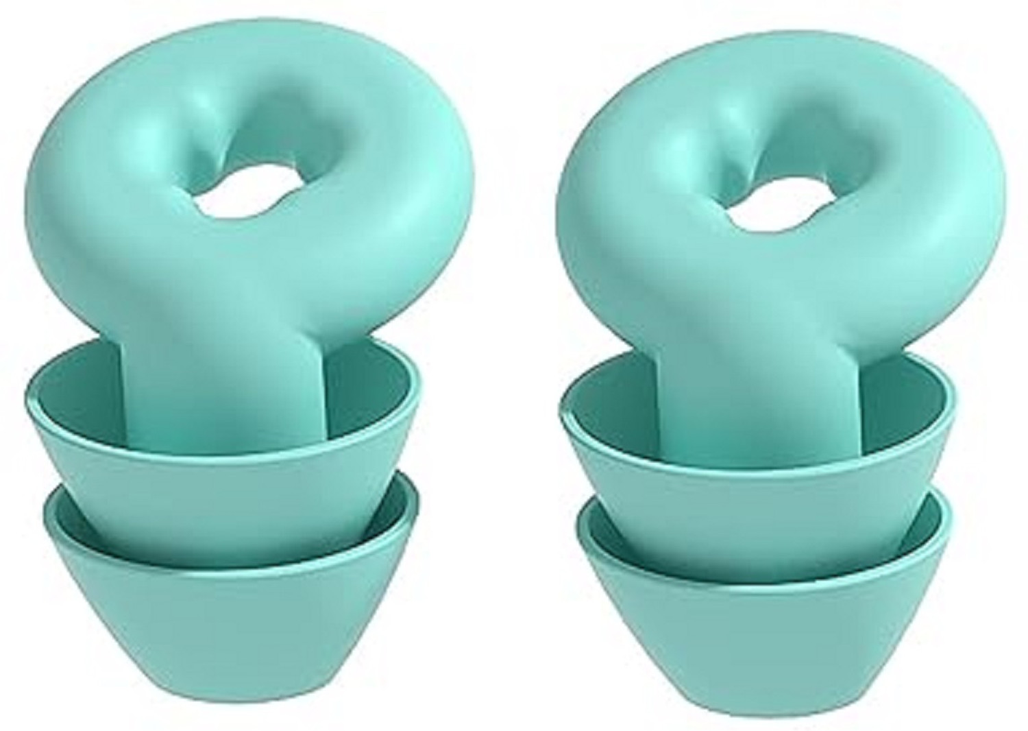 Image of DALUCI Waterproof Swimming Professional Silicone Earplugs Ear Plug (Multicolor)