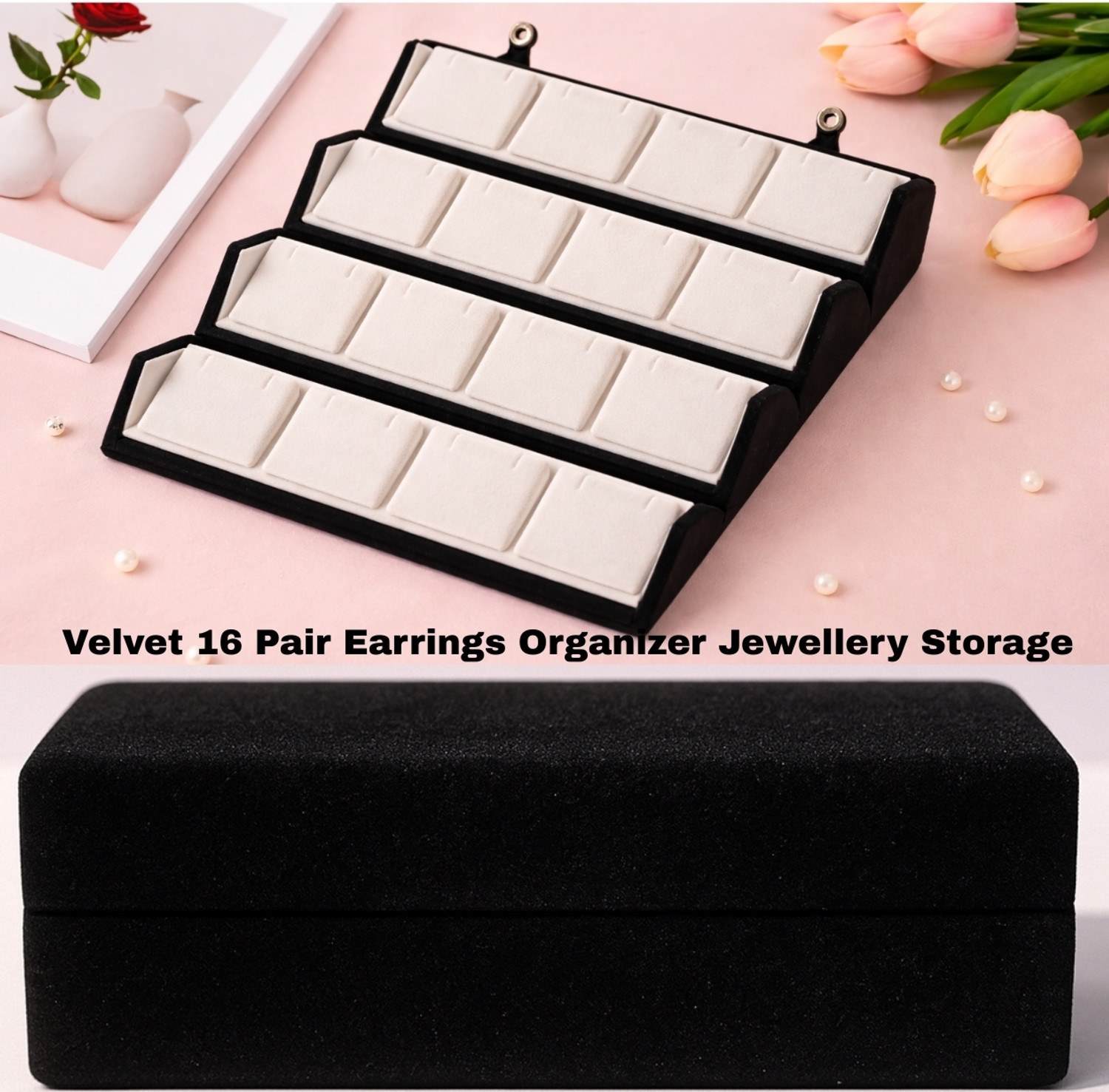 Image of scenturs 16 Pairs Stylish Earrings Combo Set for Women Jewellery Collection Alloy Earring Set