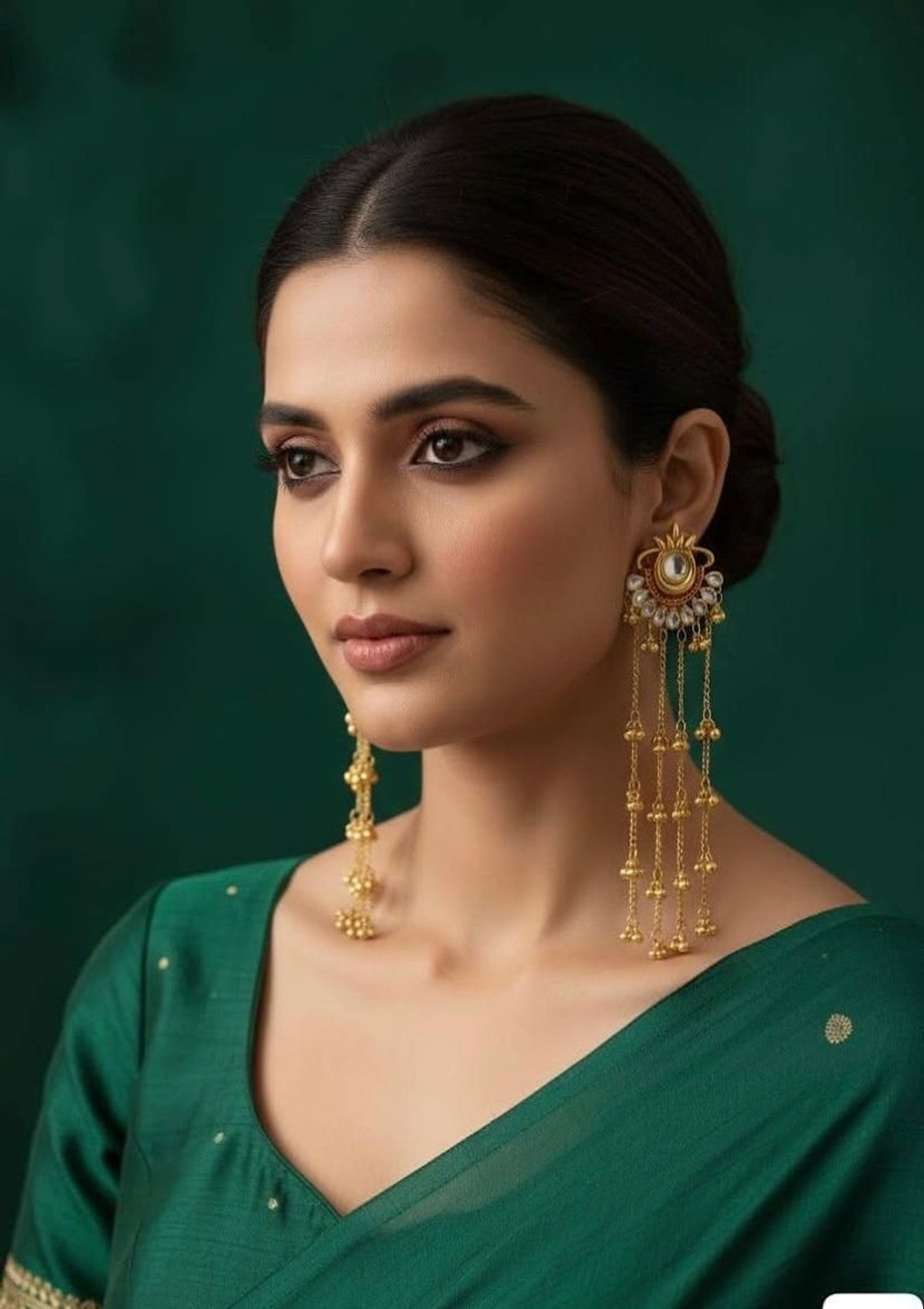 Immense Traditional Kashmiri Ethnic Jewellery For Women Alloy Drops & Danglers