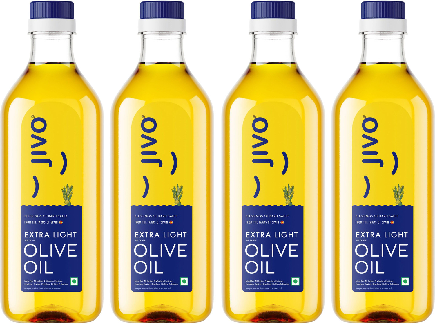 JIVO Extra Light Olive Oil 4 Litre | Imported from Spain Olive Oil