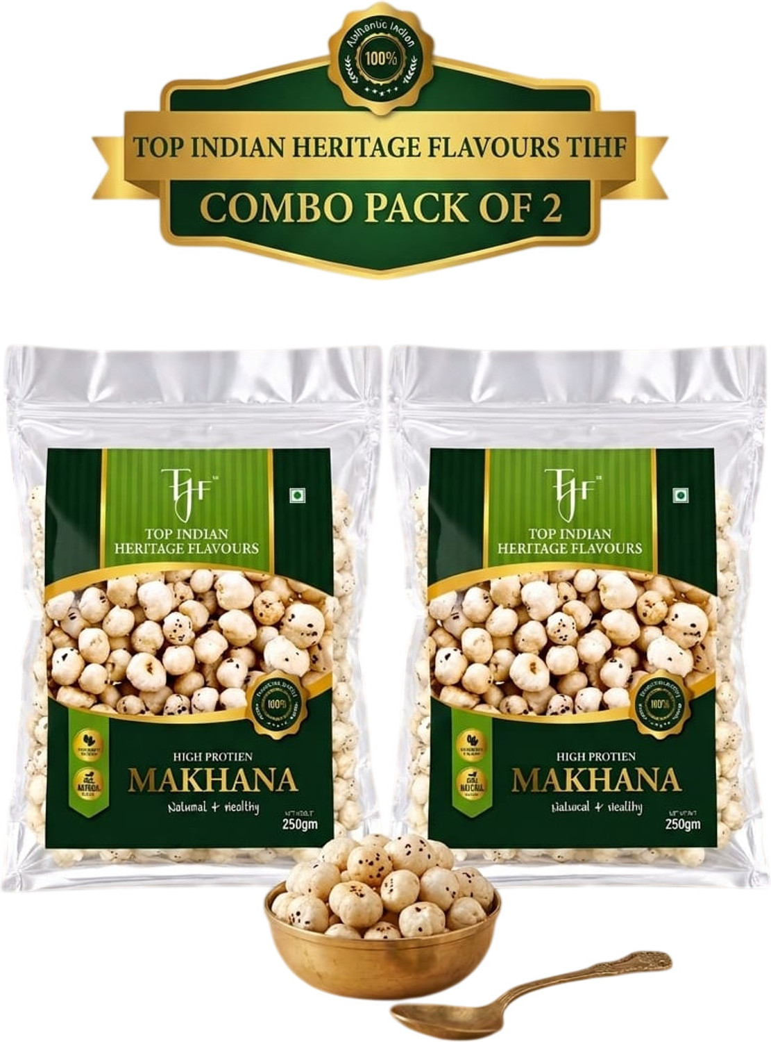 Image of Envelope Dryfruits Natural Makhana (4 x 250 g)