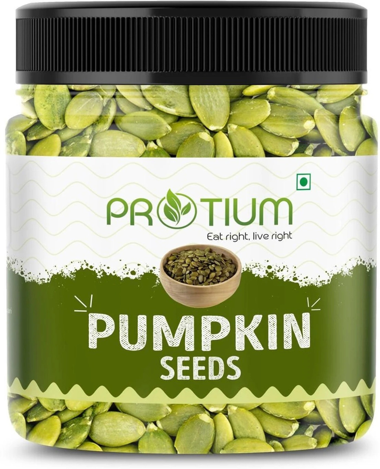 Image of nutribasket Raw Pumpkin Seeds For Eating | AAA Grade Jumbo High in Protein, Healthy| Pumpkin Seeds (500 g)