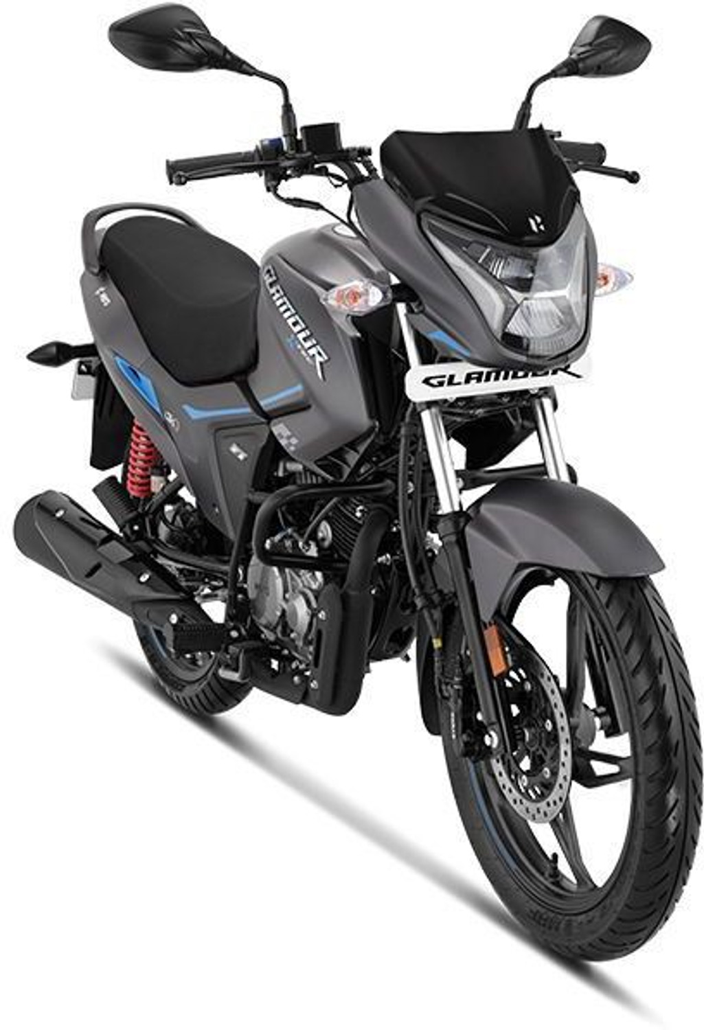 Glamour bike rapportant bs6 black colour