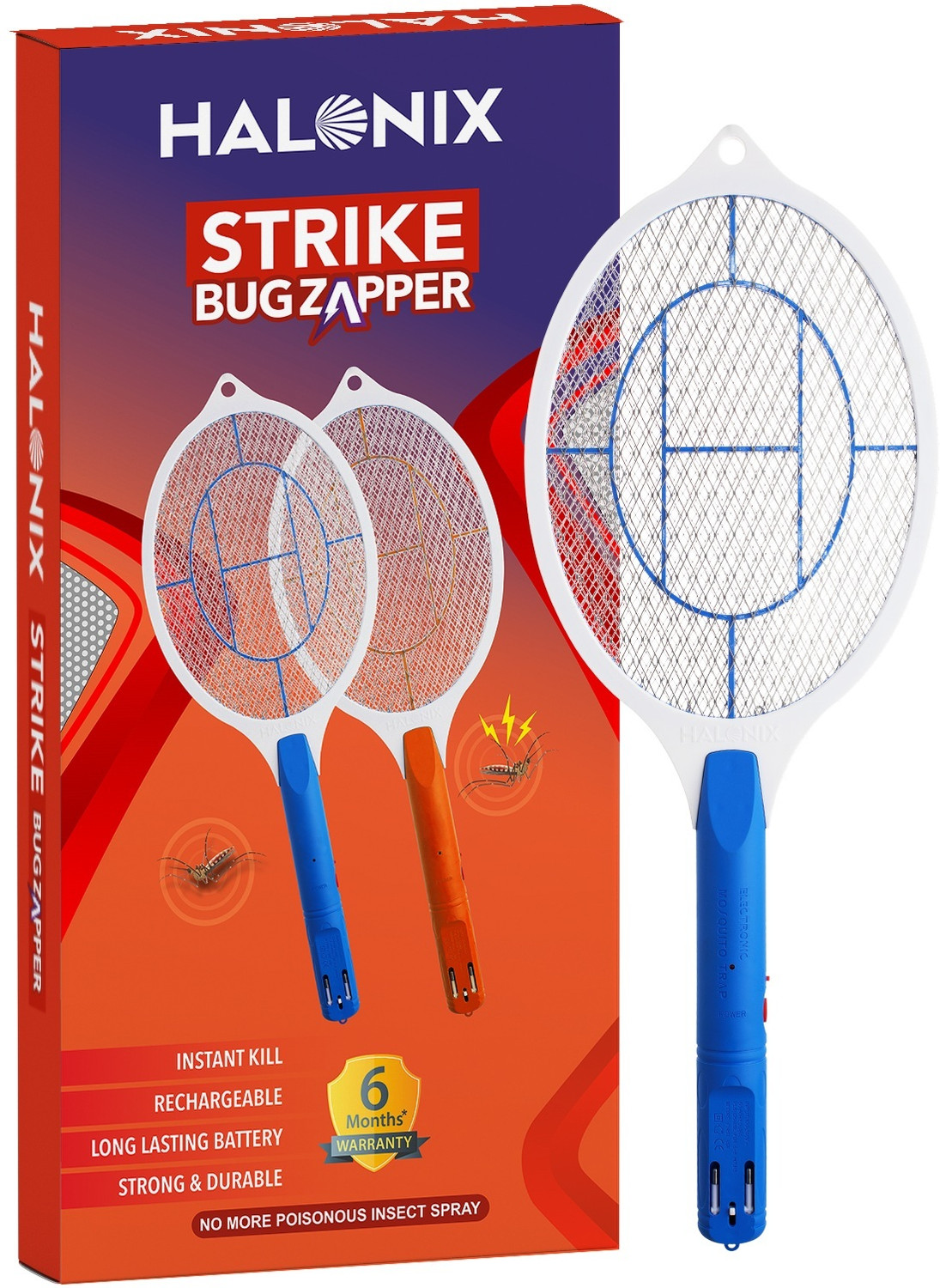 HALONIX STRIKE BUG ZAPPER ORANGE Electric Insect Killer Indoor, Outdoo