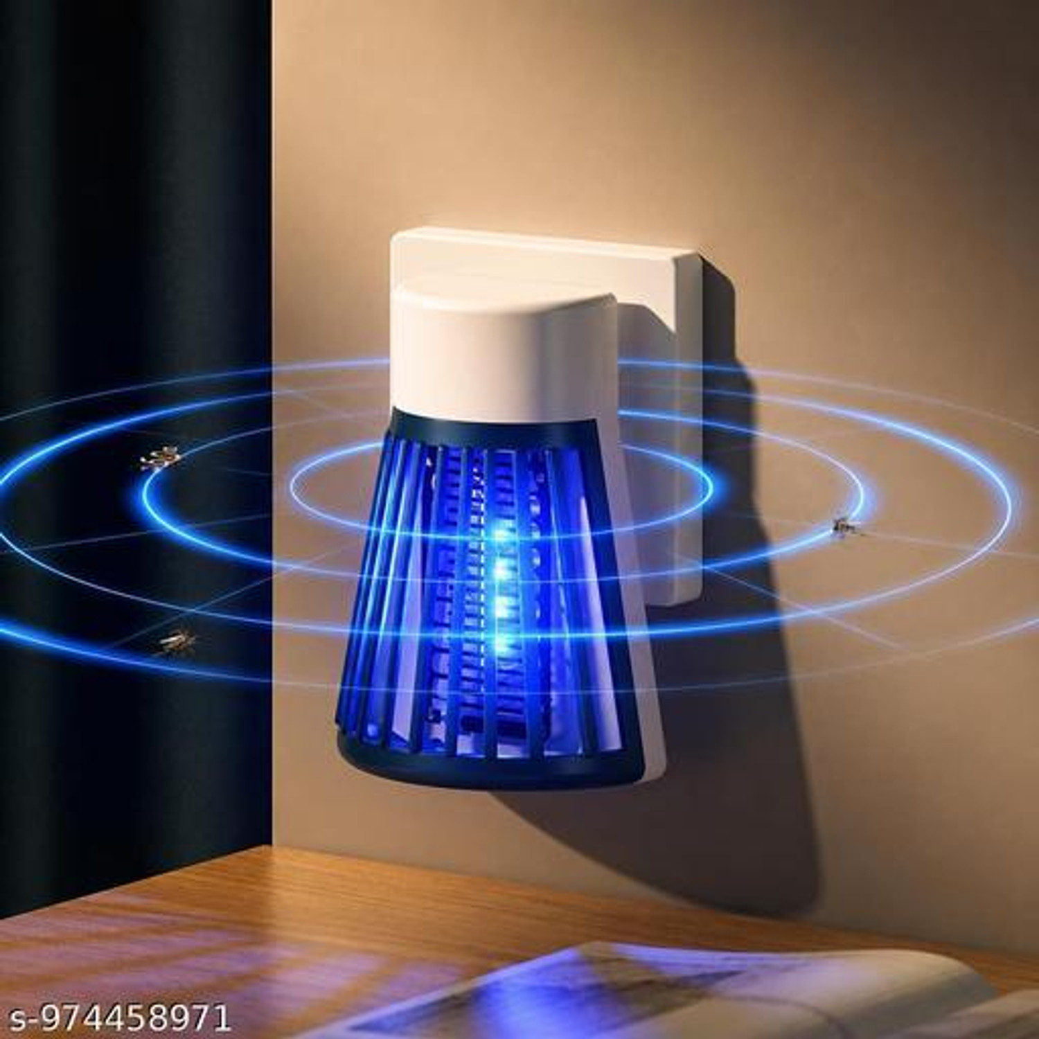 Image of PYXBE Mosquito Killer Lamp USB Electric Nano Wave Anti Fly Bug Night Light killar Lamp Electric Insect Killer Indoor (Suction Trap)