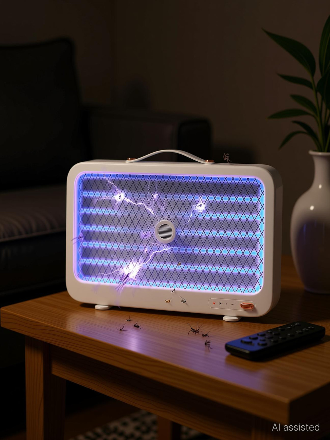 Image of KROOH Insect Killer UV Bug Zapper /Catcher for Home & Office Restaurant Use Pest killer Electric Insect Killer Indoor, Outdoor (Suction Trap)
