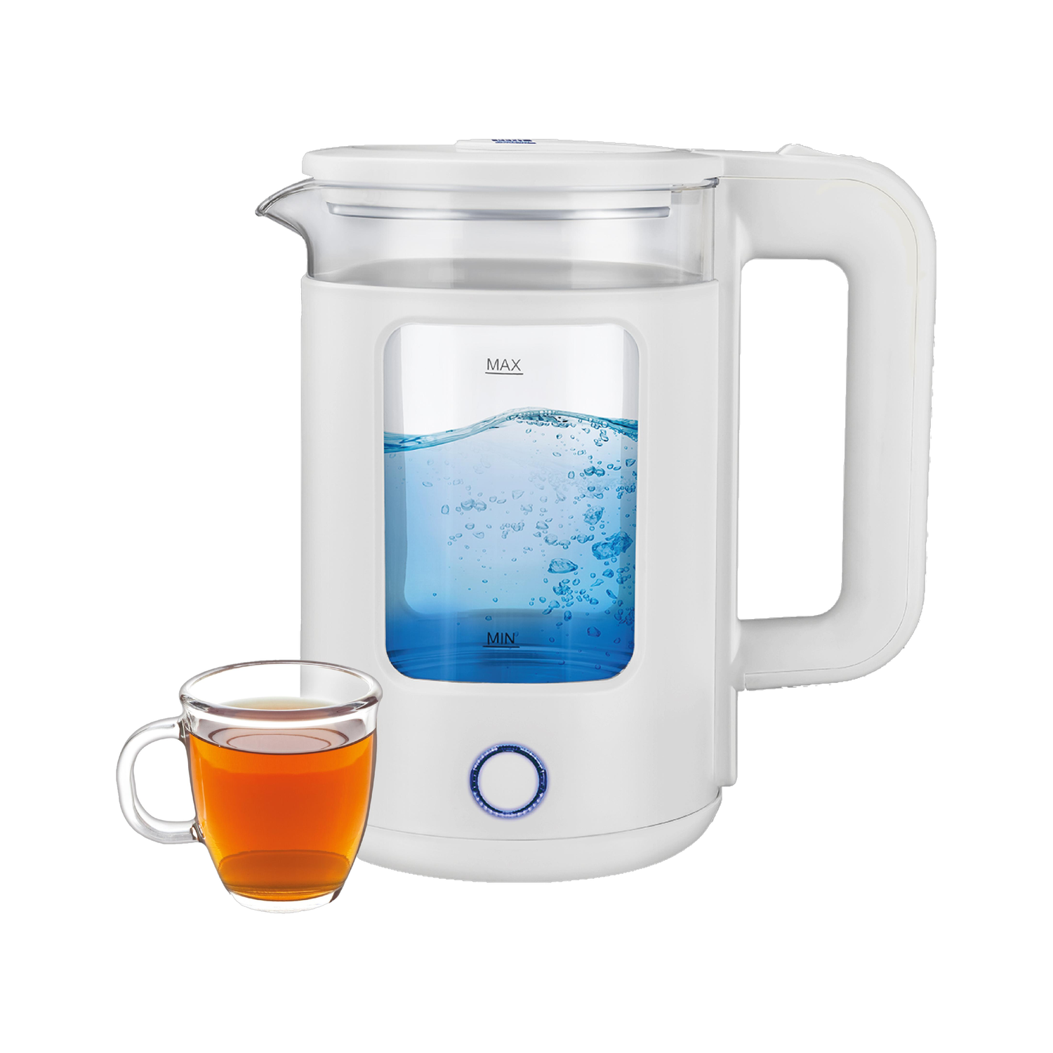 KENT 116136 Cool Touch Glass Electric Kettle