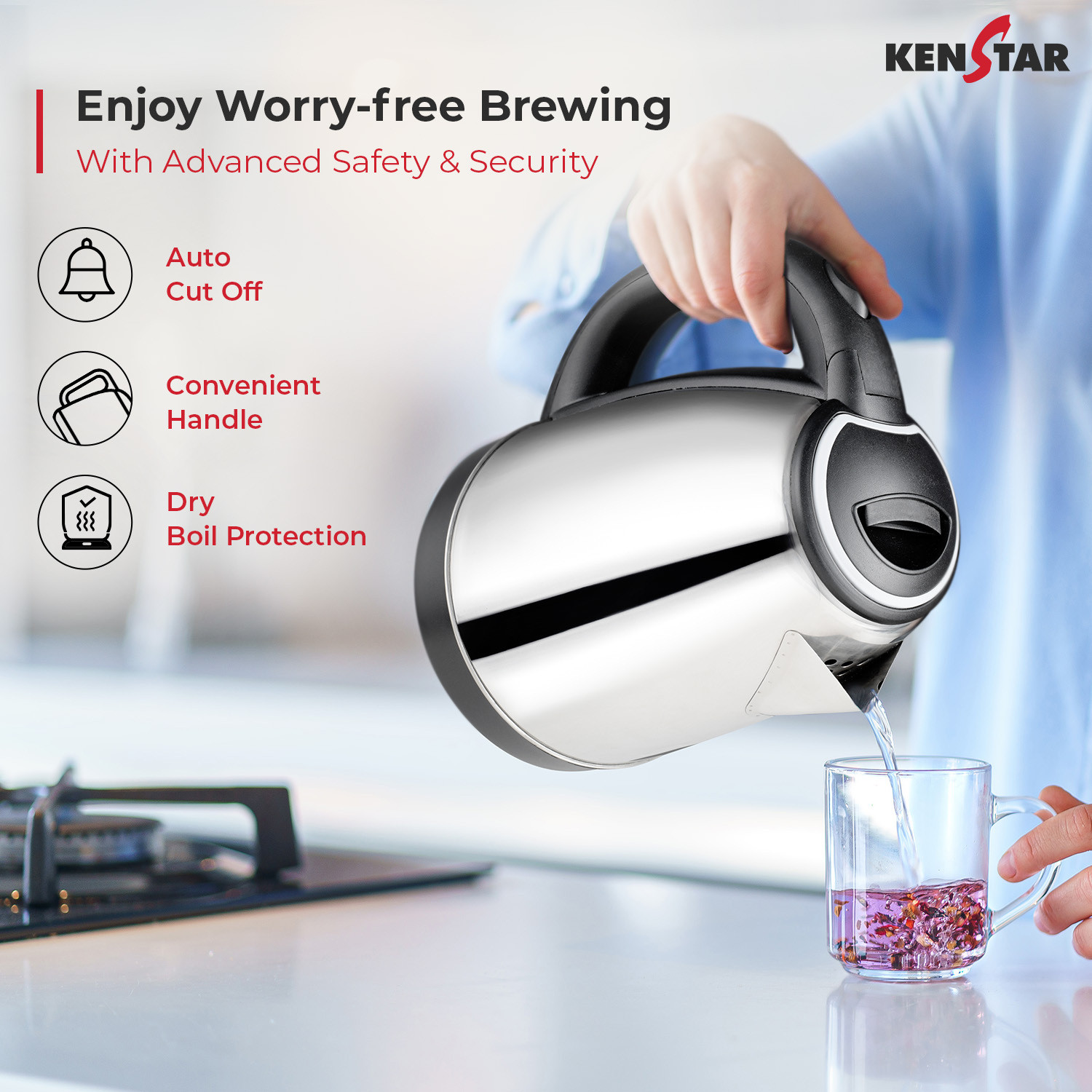 Kenstar Ltr Electric Kettle Kenstar Kettle Price On Sale