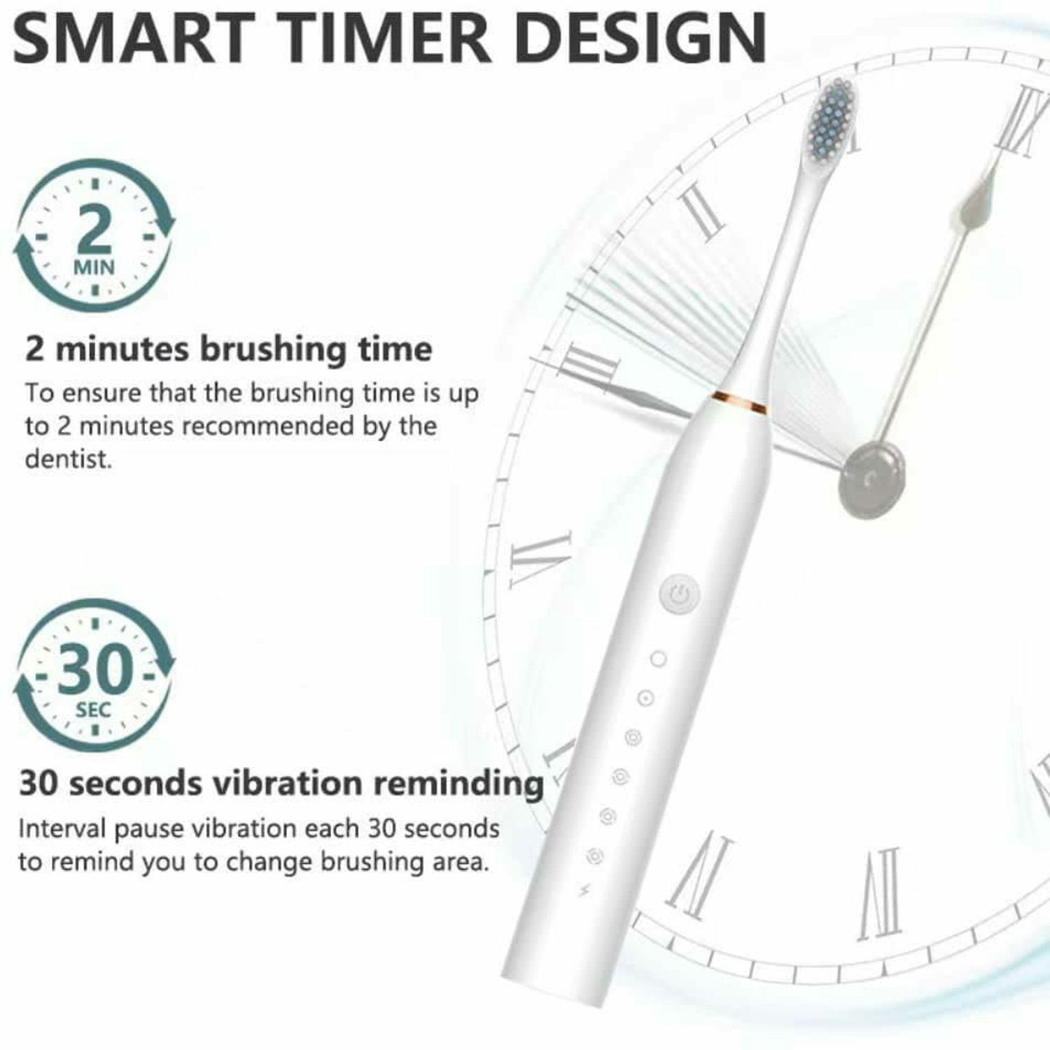 Image of hexa hub electric Toothbrush For Adults Electric Toothbrush