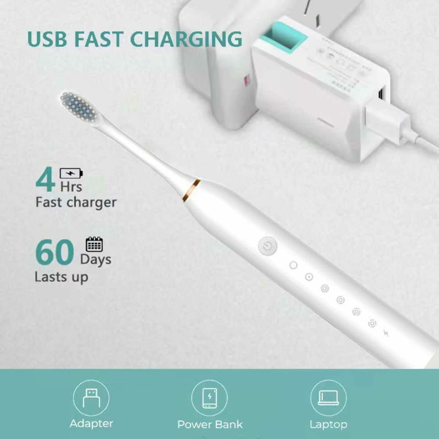 Image of hexa hub electric Toothbrush For Adults Electric Toothbrush