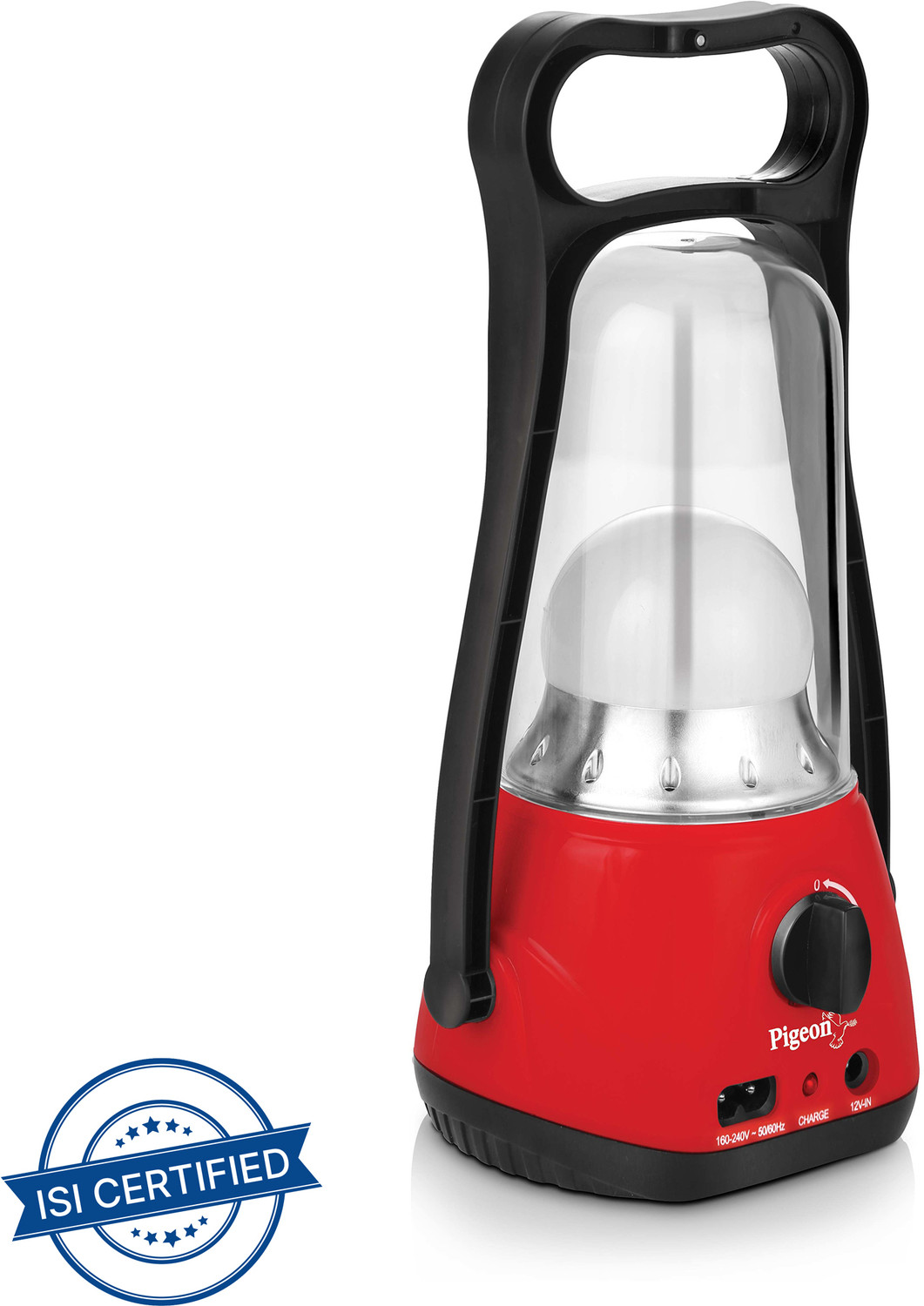 Image of Pigeon 3 W LED 2 Lantern Emergency Light (Red)