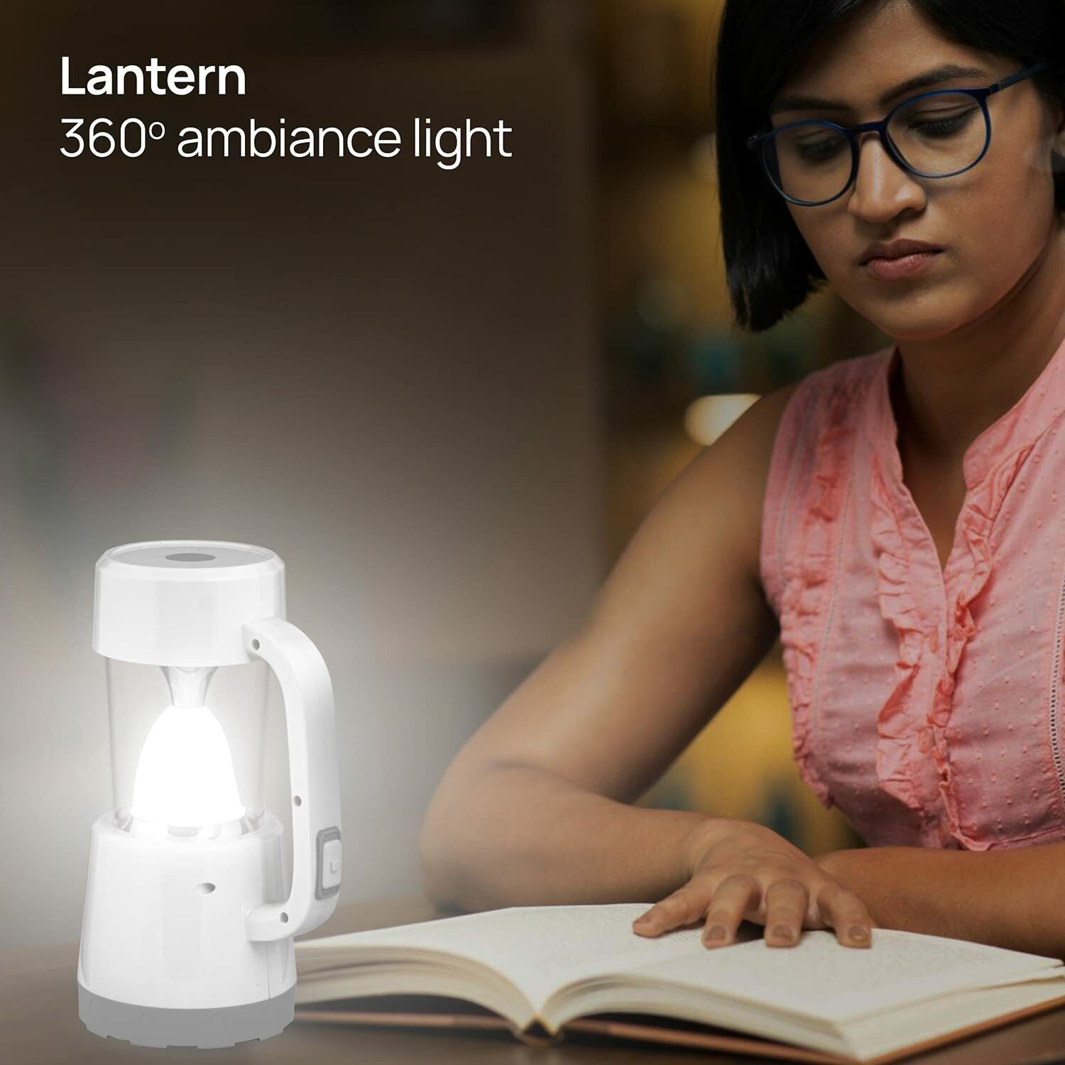 Image of Wipro Jasper multifunctional rechargeable torch and with backup upto 5 hrs Lantern Emergency Light