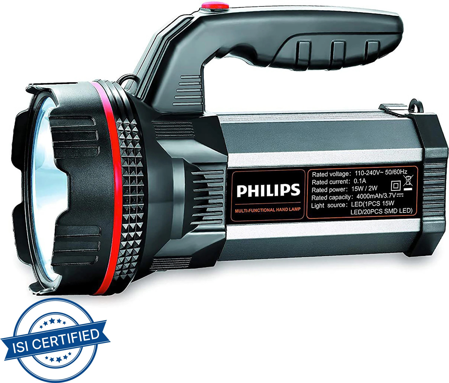 PHILIPS Blaze Rechargeable LED Lantern 15W Torch Emergency Light