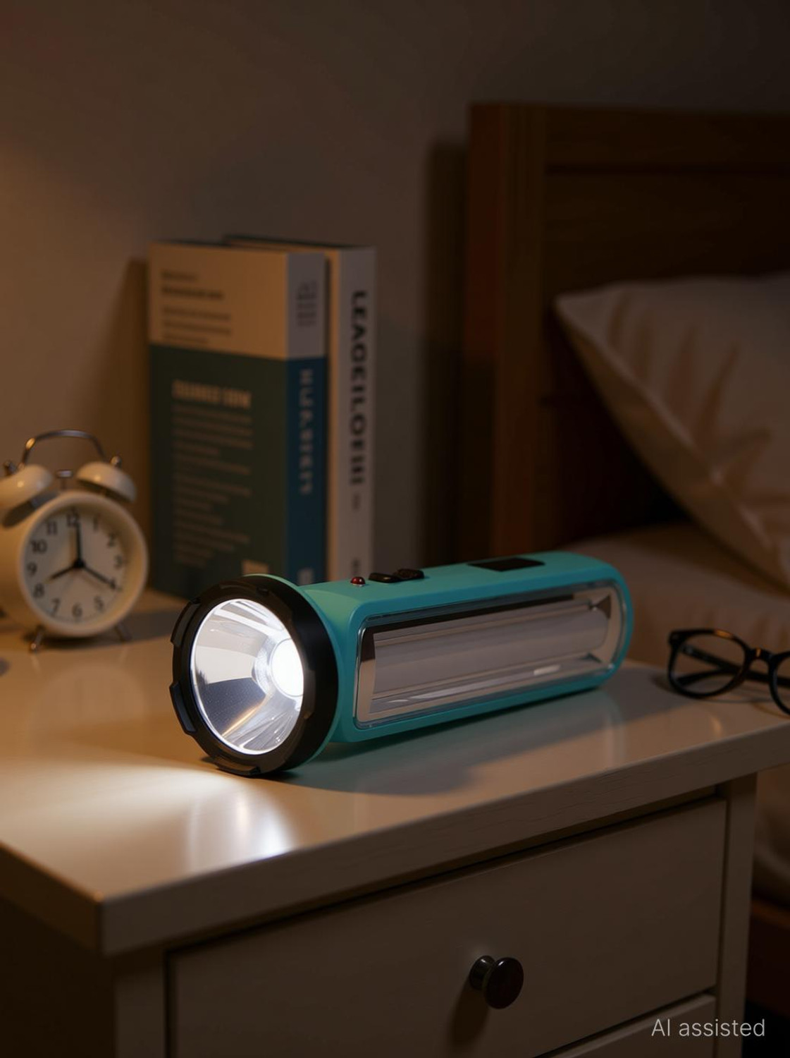 Image of Pigeon 3 W LED 2 Lantern Emergency Light (Red)