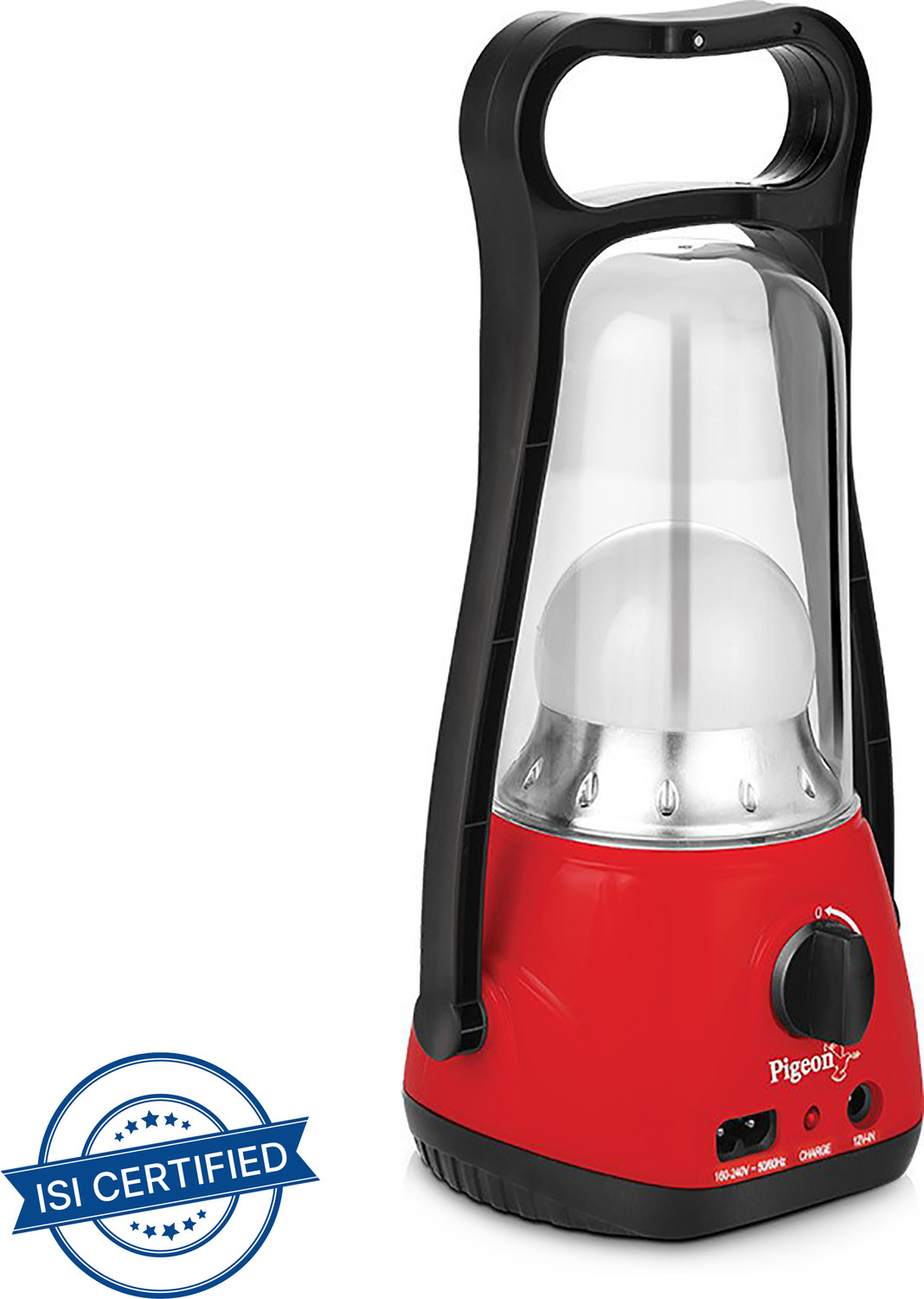 Image of Pigeon 3 W LED 2 Lantern Emergency Light (Red)