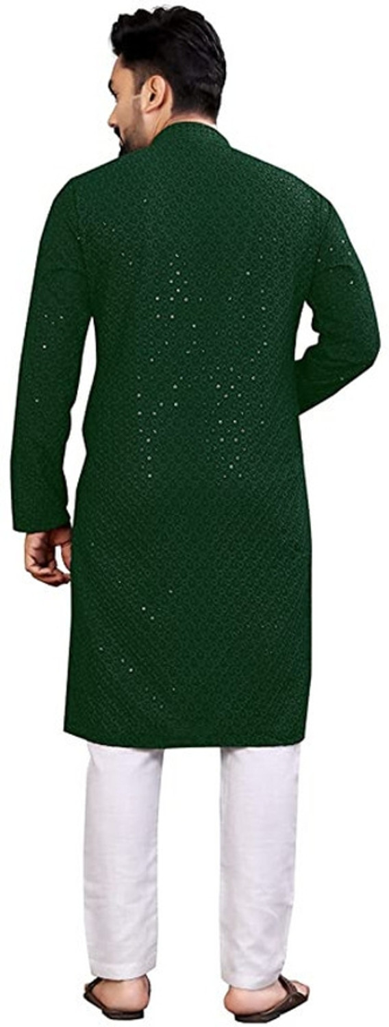 Image of CRYSTALREVENUE Men Kurta Pyjama Set