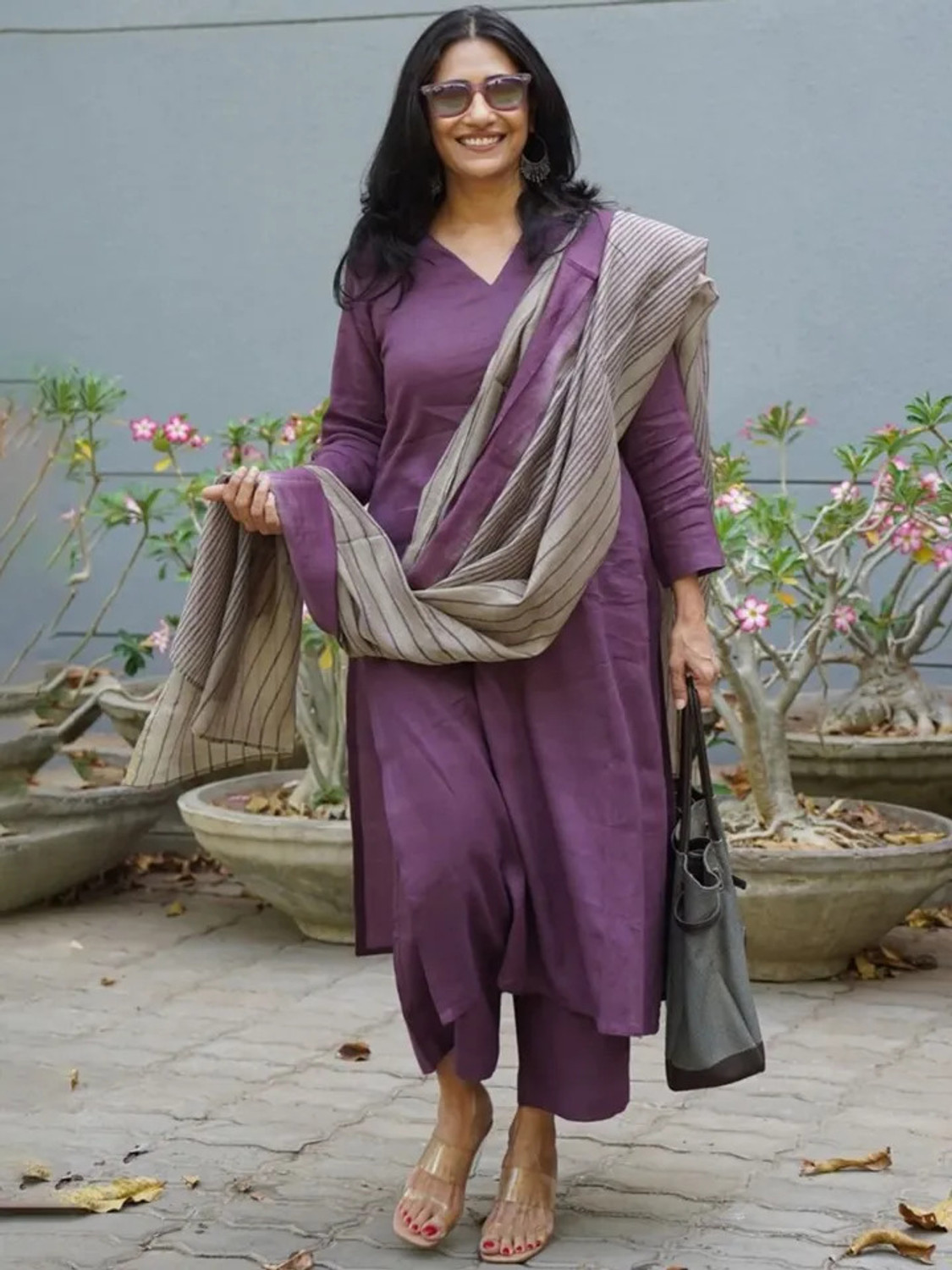 Image of Aaghnya Fashion Women Viscose Rayon Kurta Pant Dupatta Set