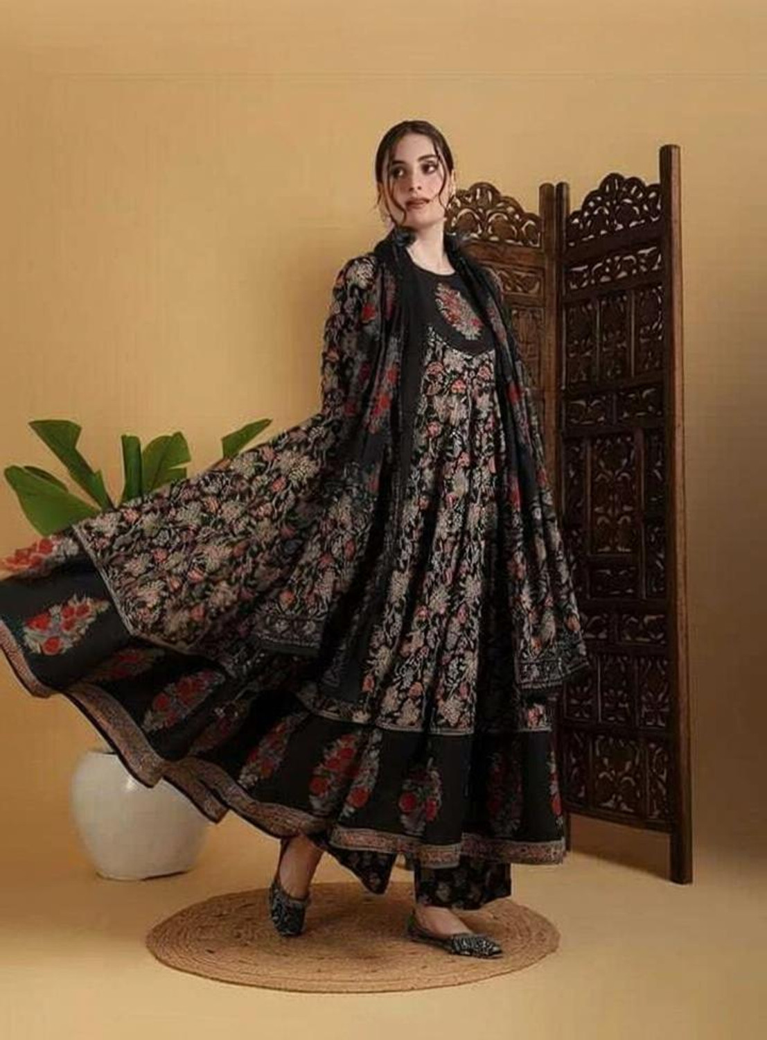 Image of Moda Rapido Women Viscose Rayon Kurta Pyjama Set