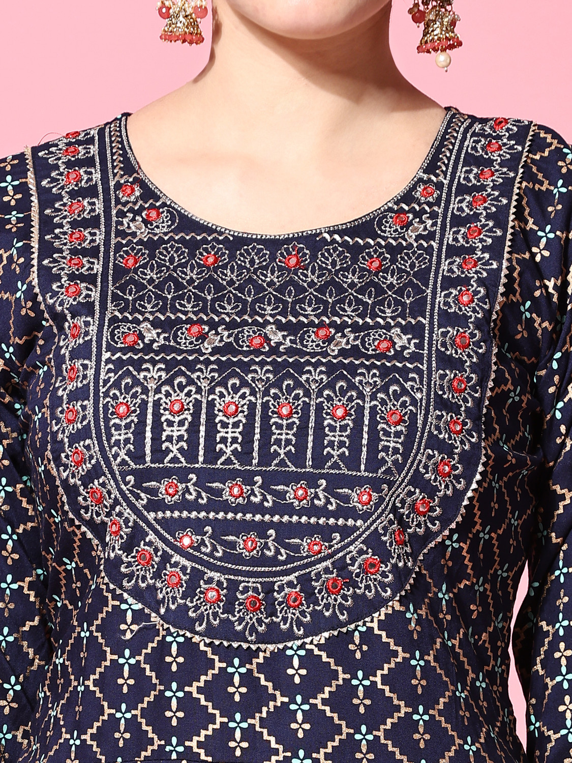 Image of Ziva Fashion Women Kurta Pant Dupatta Set