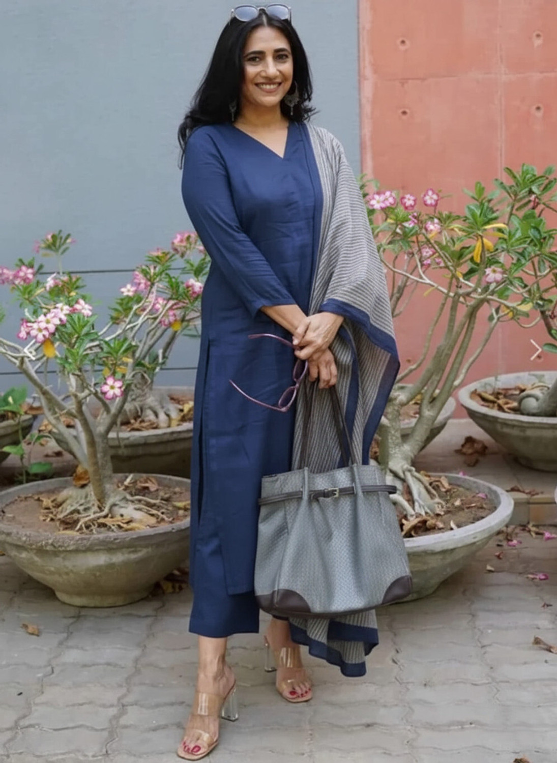 Image of Jaya Women Viscose Rayon Kurta Palazzo Set