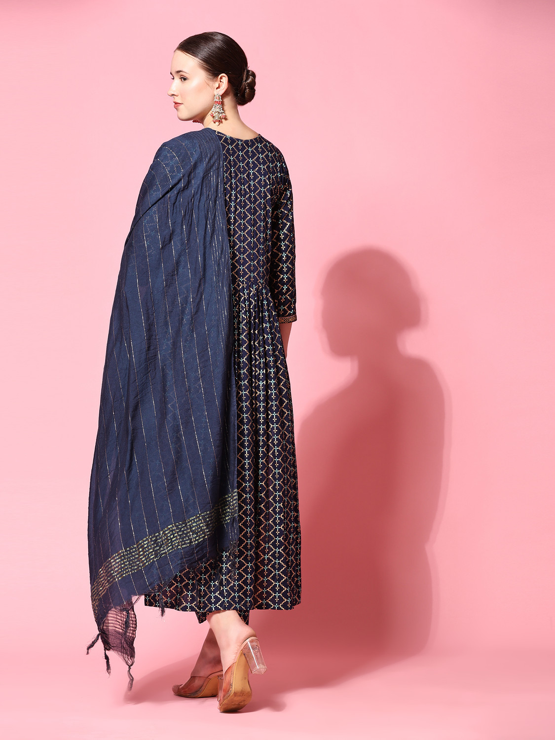 Image of Ziva Fashion Women Kurta Pant Dupatta Set