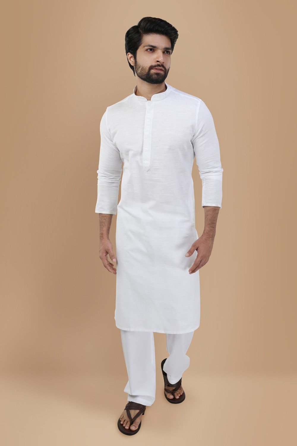 Manyavar men's kurta top and churidar set