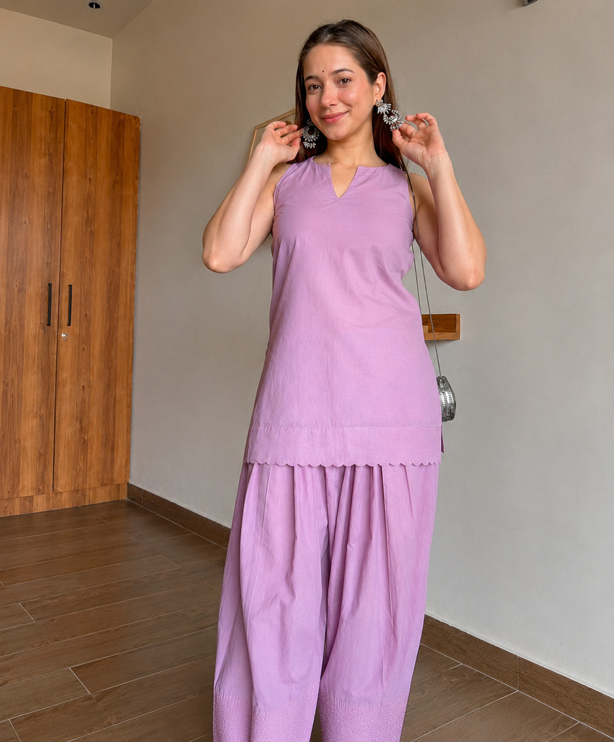 Caira Women Ethnic Top Patiala Set