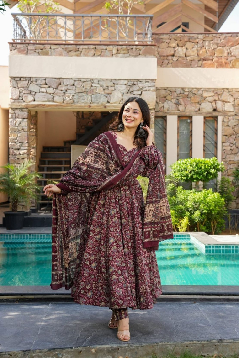 Image of Moda Rapido Women Viscose Rayon Kurta Pyjama Set