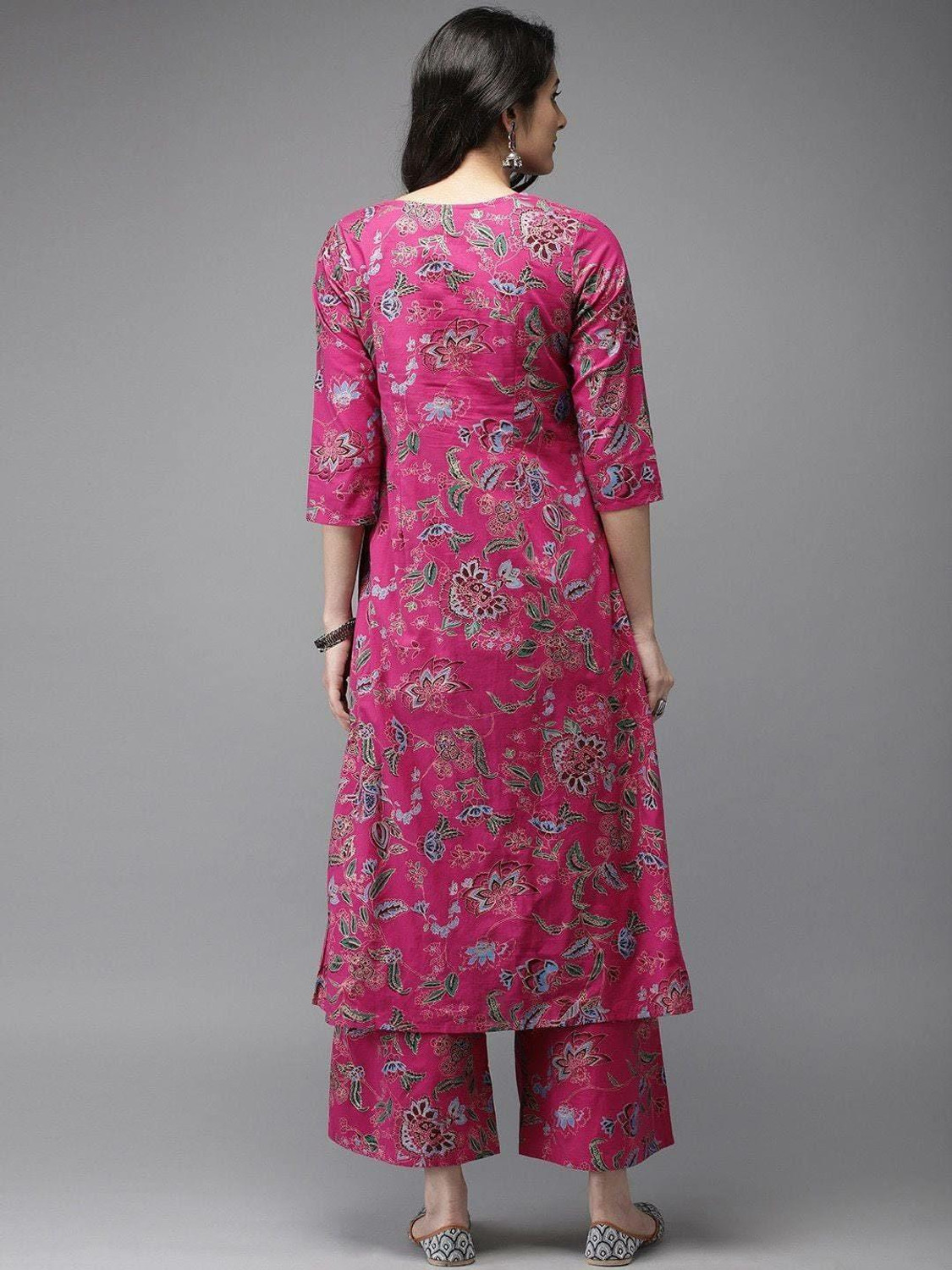 Image of UGMAZ Women Viscose Rayon Kurta Palazzo Set