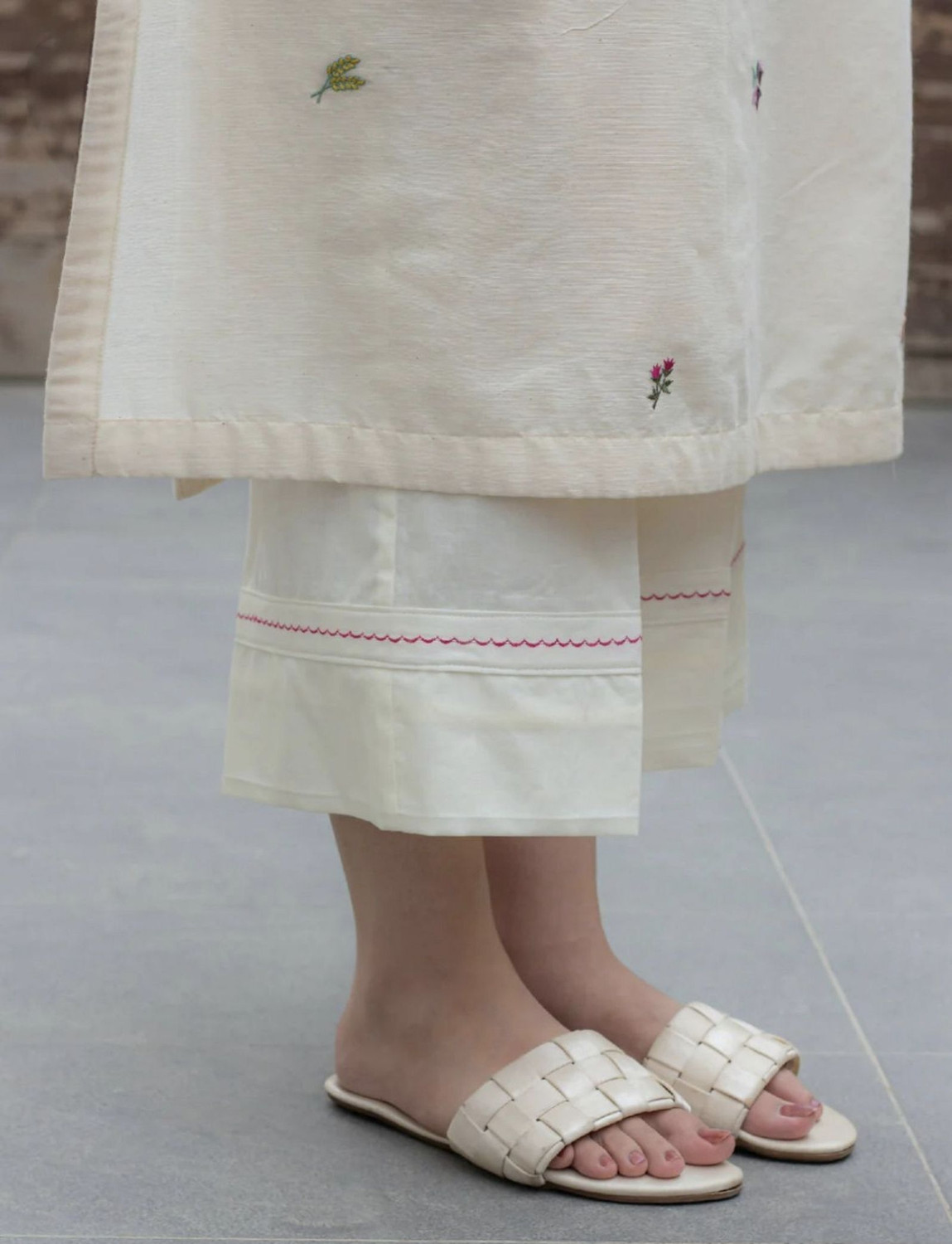 Image of PASOYA Women Cotton Blend Kurta Pant Set