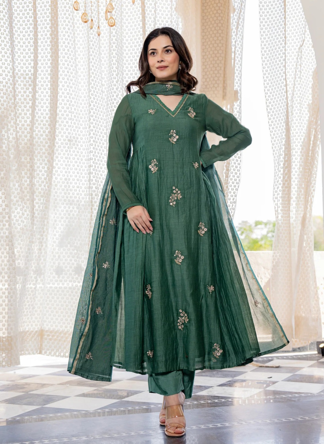 Image of Moda Rapido Women Viscose Rayon Kurta Pyjama Set