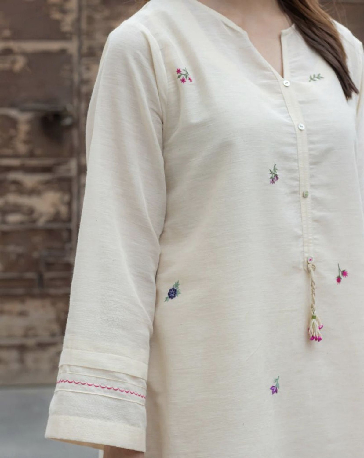 Image of PASOYA Women Cotton Blend Kurta Pant Set
