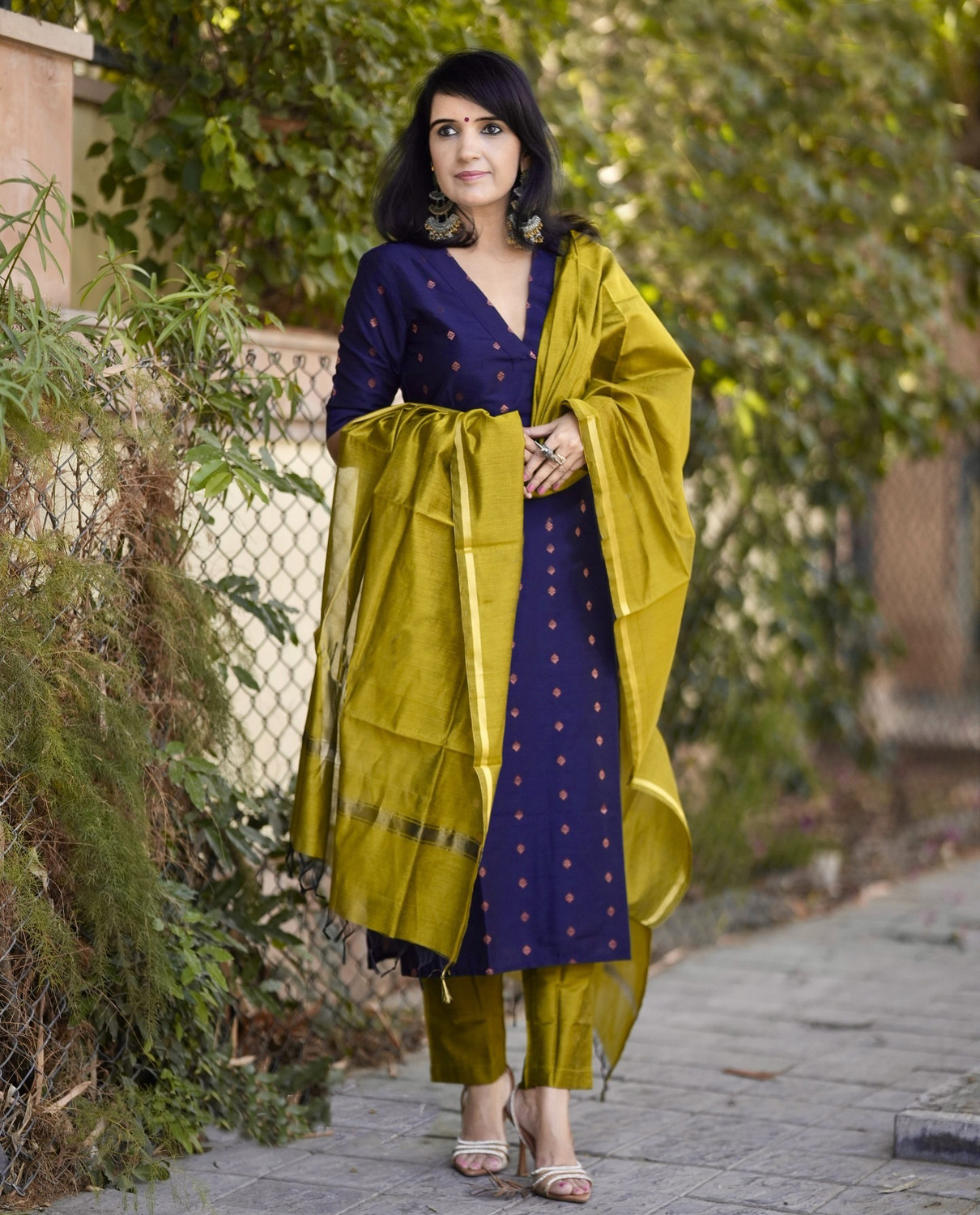 Image of Aaghnya Fashion Women Viscose Rayon Kurta Pant Dupatta Set