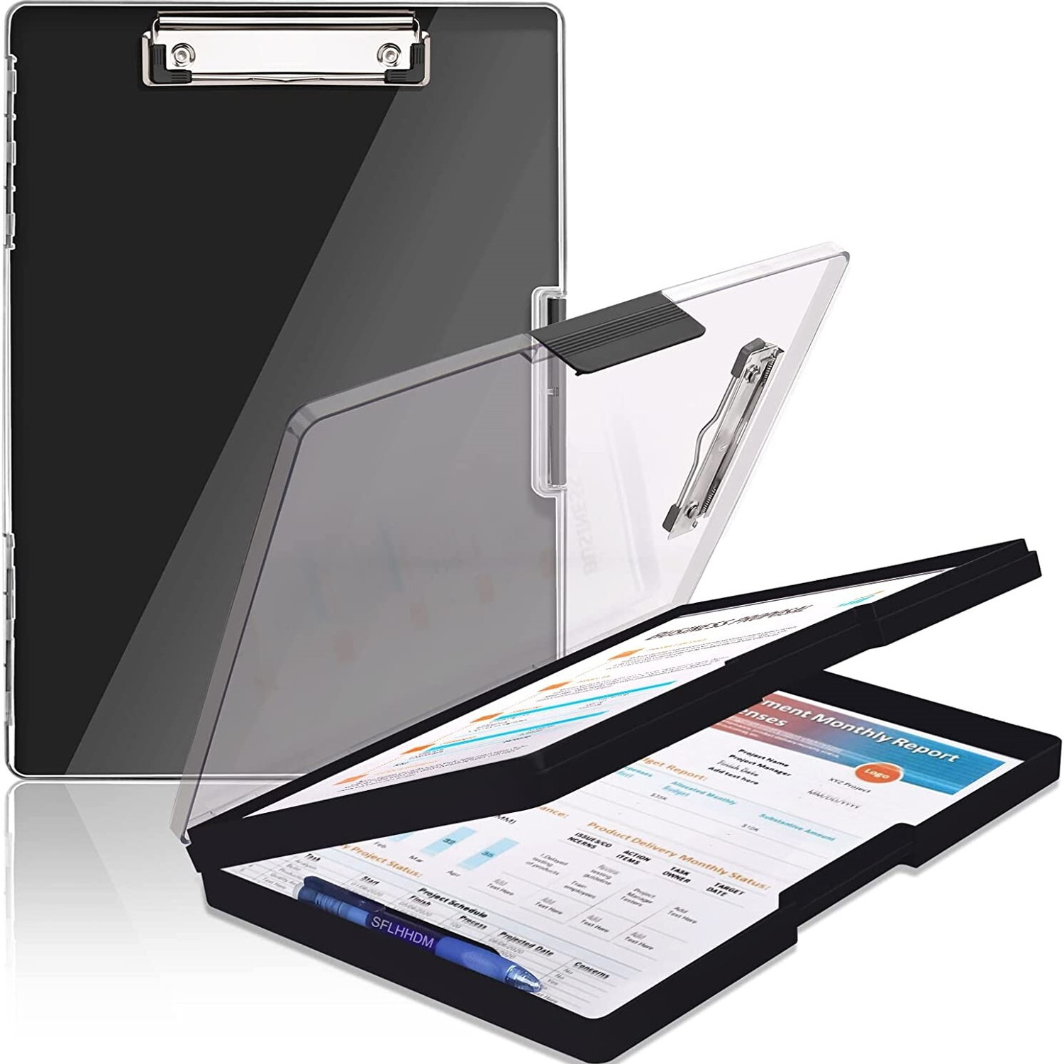 Image of oddpod Sleek A4 Clip Pad (Set of 1, White)