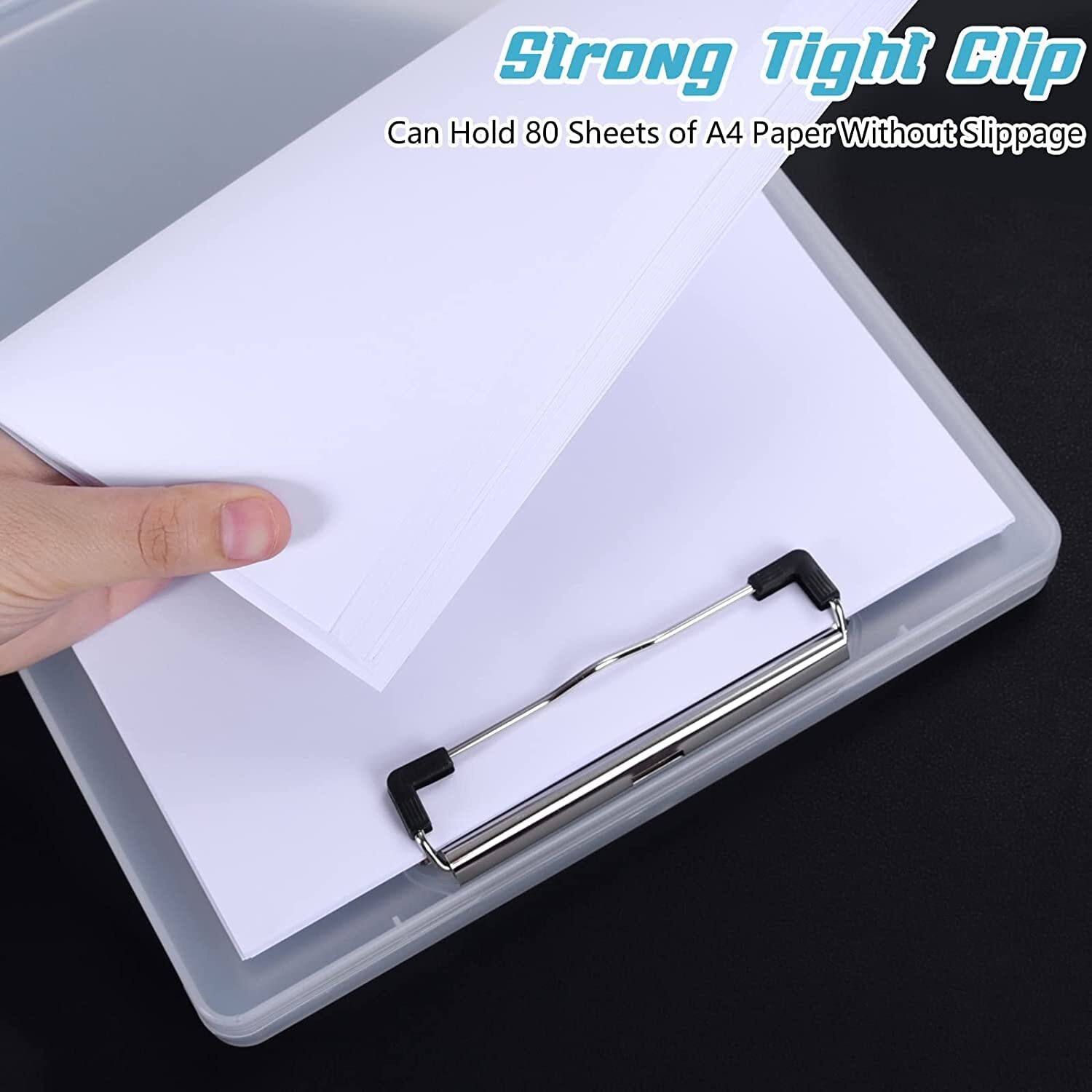 Image of oddpod Sleek A4 Clip Pad (Set of 1, White)