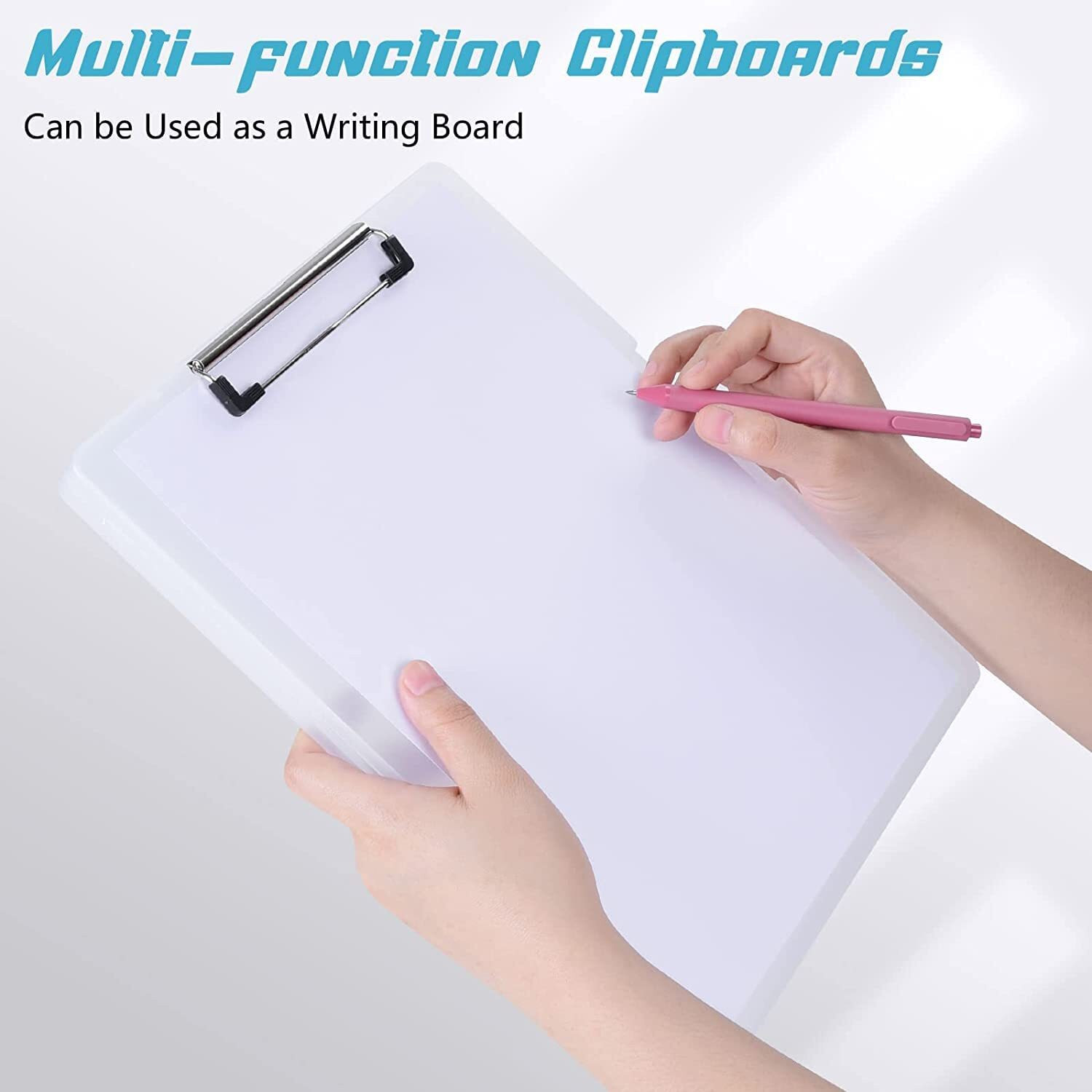 Image of oddpod Sleek A4 Clip Pad (Set of 1, White)