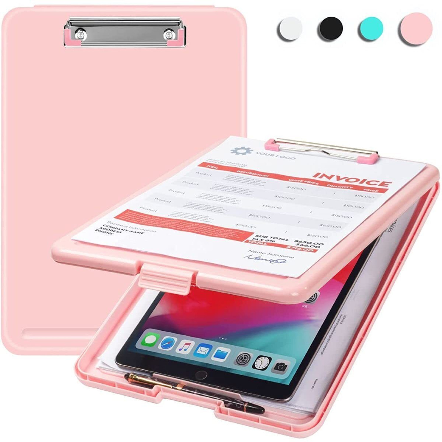 Image of oddpod Sleek A4 Clip Pad (Set of 1, White)