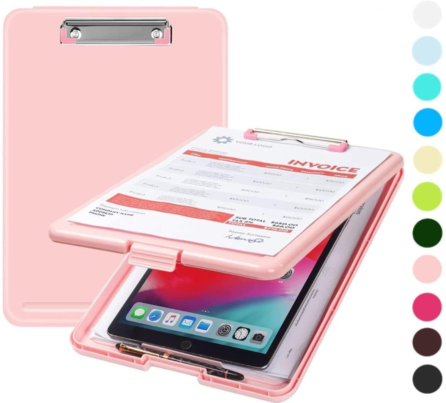 Image of oddpod Sleek A4 Clip Pad (Set of 1, White)