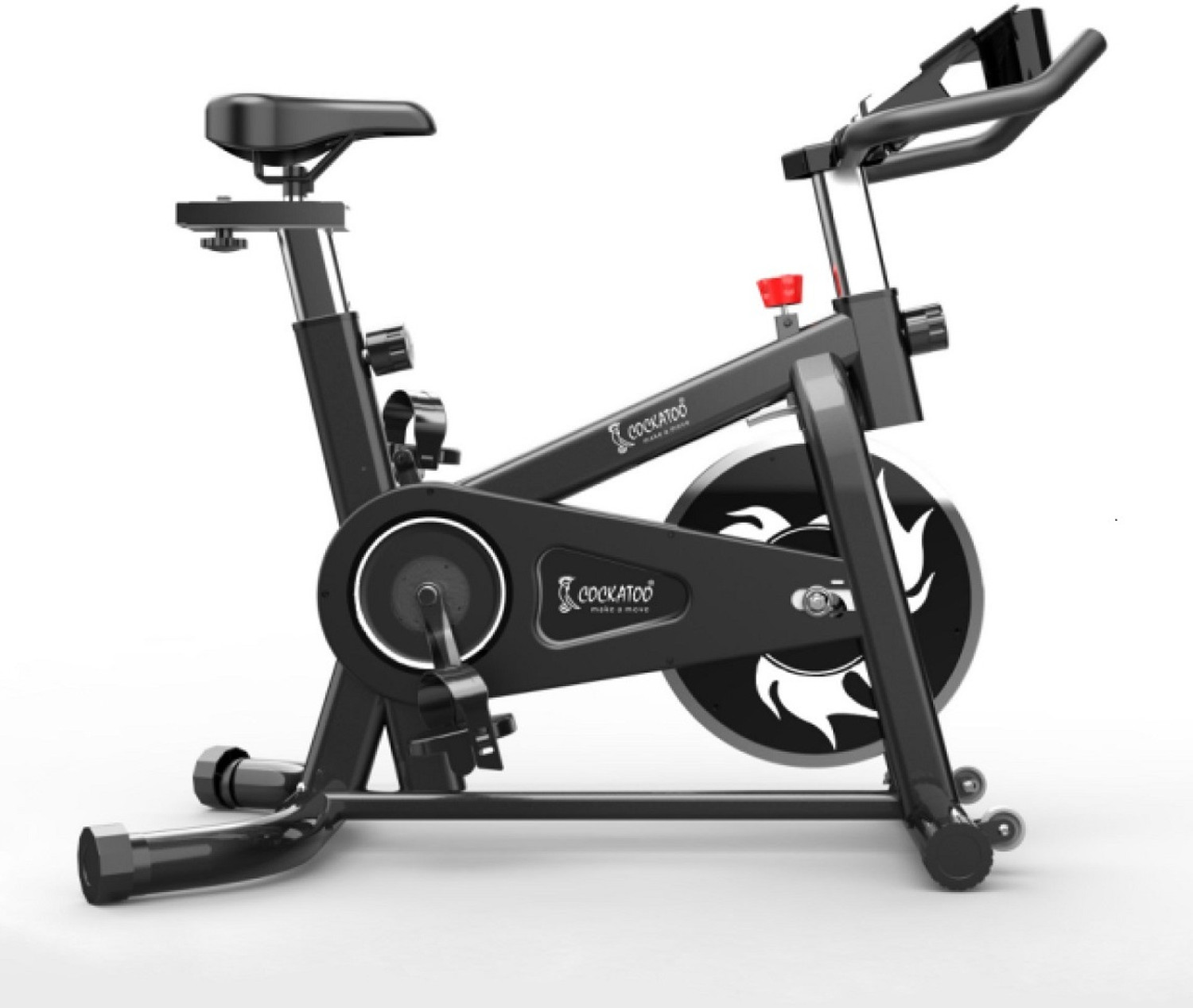 Image of COCKATOO SPB222 Chain Drive Max Weight 120 Kg FLYWHEEL 6 KG Spinner Exercise Bike
