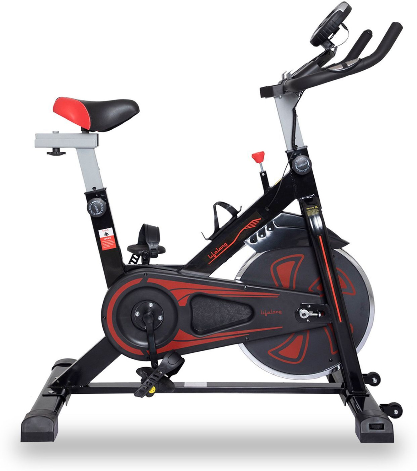 Lifelong LLF45/LLF45 FIT PRO EXERCISE SPIN BIKE Upright Stationary Exercise Bike