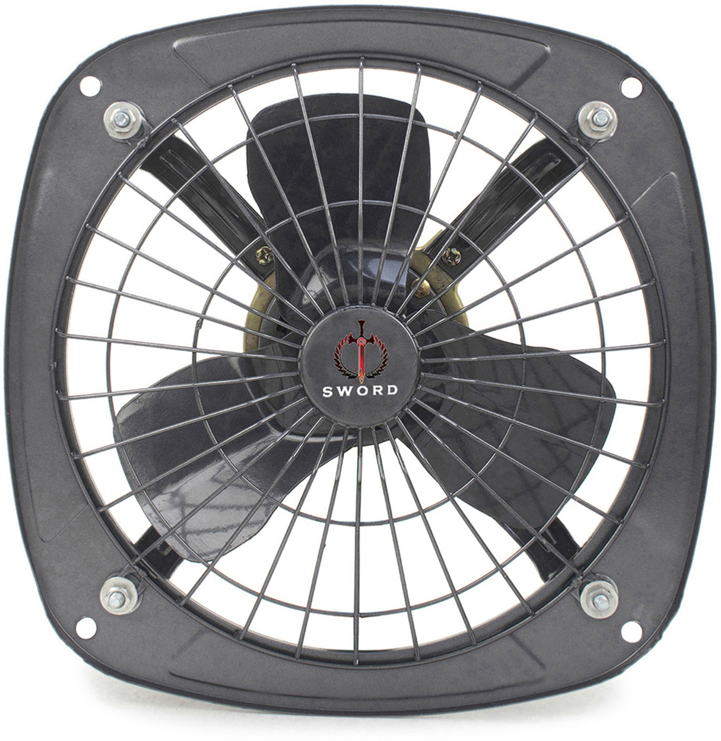 Image of Sword S9FA-15 Smart 9 Inch | High Speed | Heavy Duty | Dust Protection 230 mm Exhaust Fan (Silver, Grey)
