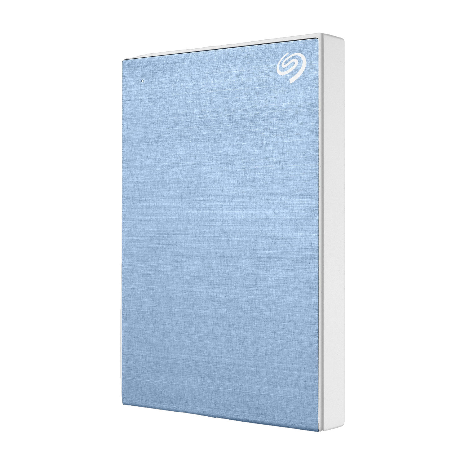 Seagate One Touch with Password Protection for Windows &amp; Mac with 3 years Data Recovery Services - Portable 2 TB External Hard Disk Drive  (Light Blue)