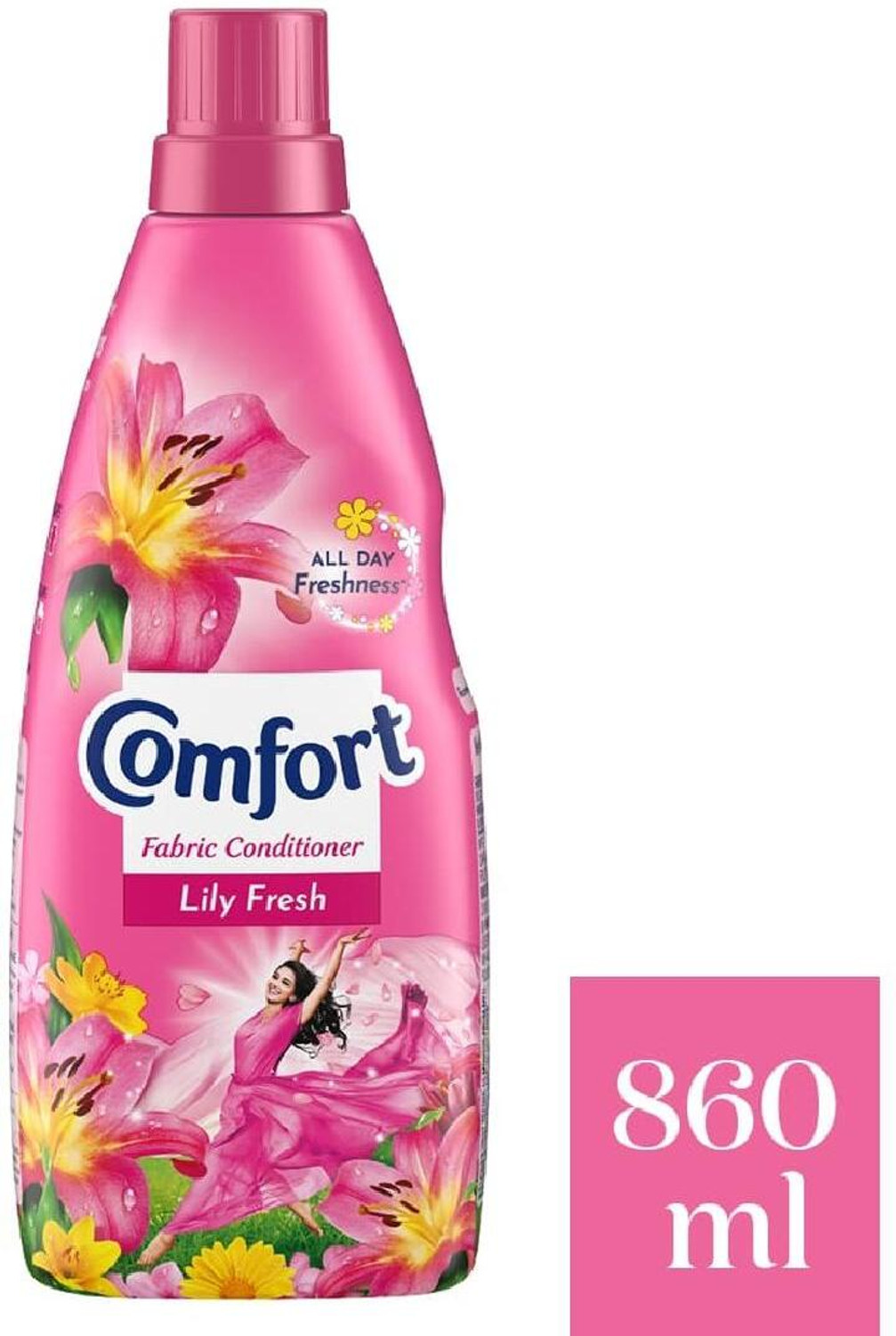 Lily Fresh Fabric Conditioner – 1L – Softens Clothes, Pleasant Scent