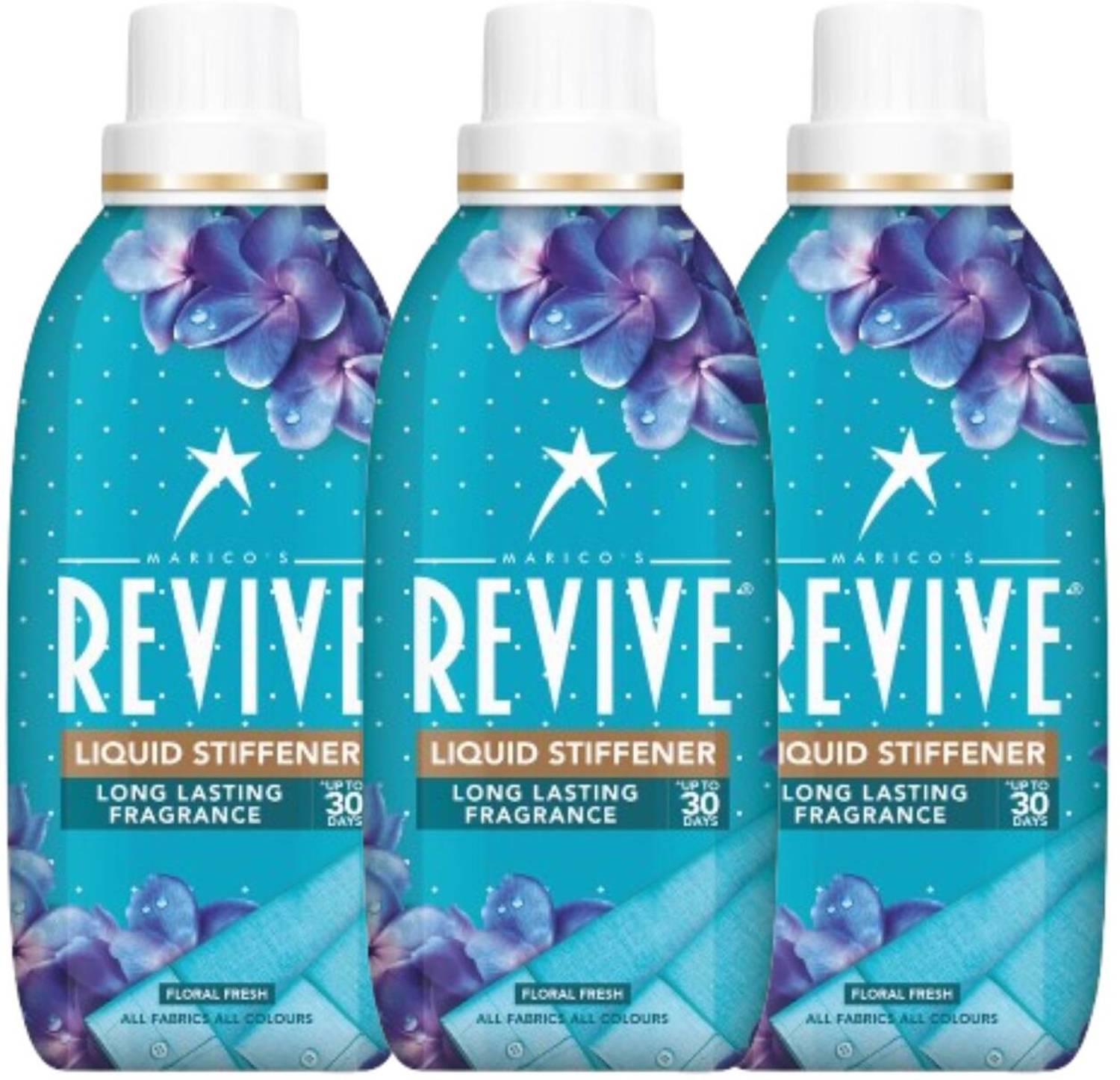 Revive Liquid Stiffener with Floral Fresh Fragrance, Long lasting fragrance Fabric Stiffener