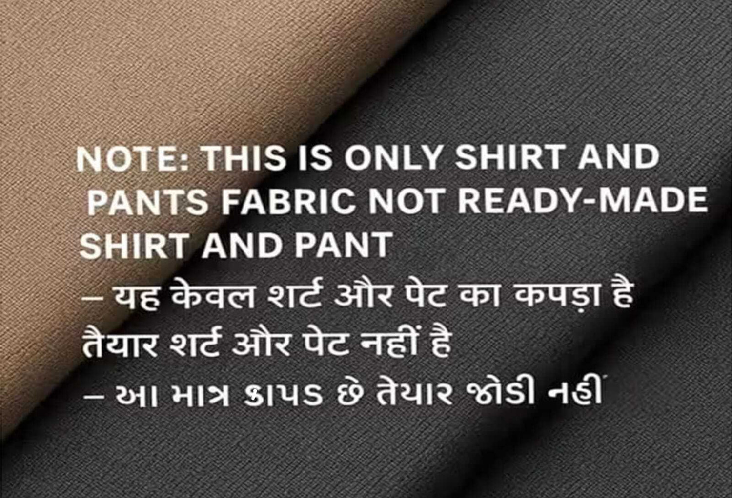 Image of KHODIYAR FASHION Unstitched Cotton Blend Shirt & Trouser Fabric Geometric Print
