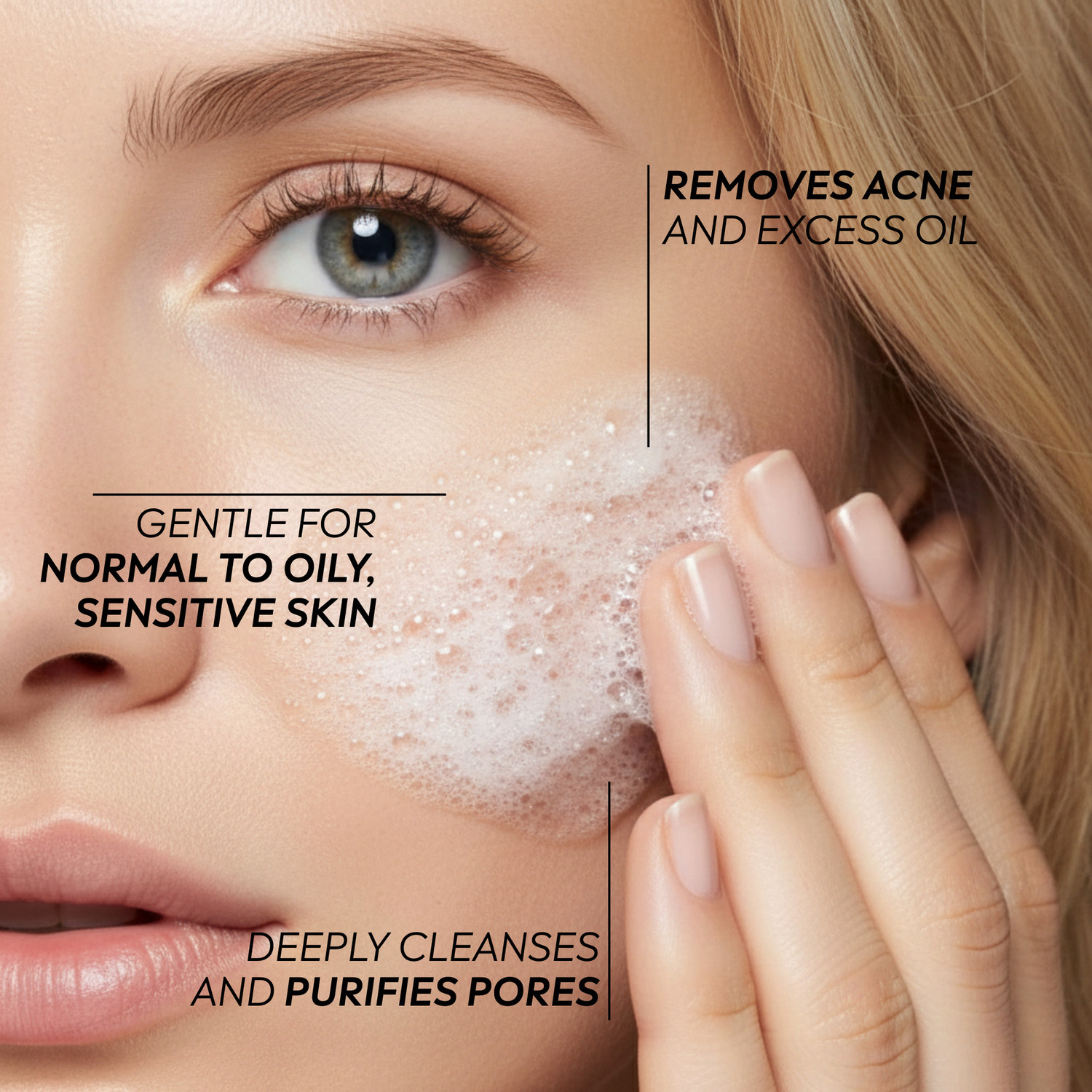 Image of White Wolf Anti Acne & Spot Reduction For Men Reduce Pimple And Dark spots, Anti Acne Face Wash (100 ml)